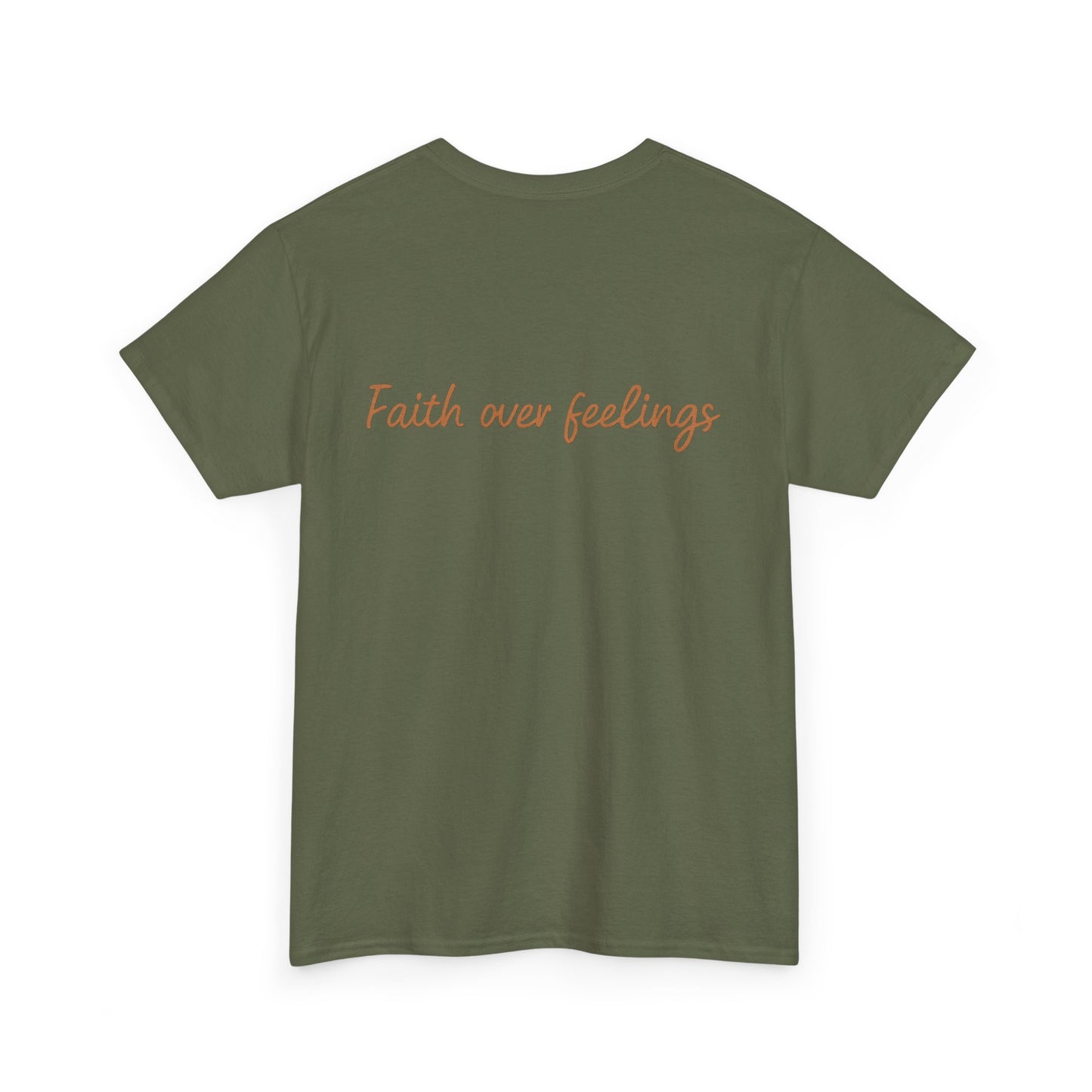 Faith Over Feelings T-Shirt – Bold Christian Unisex Tee