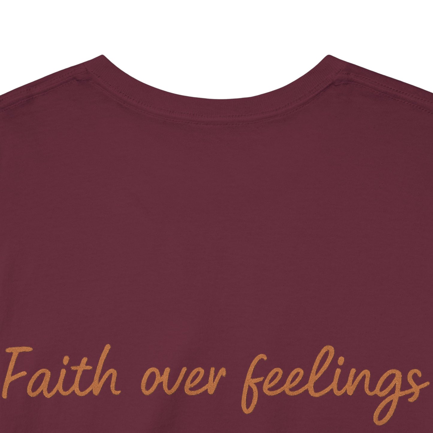 Faith Over Feelings T-Shirt – Bold Christian Unisex Tee