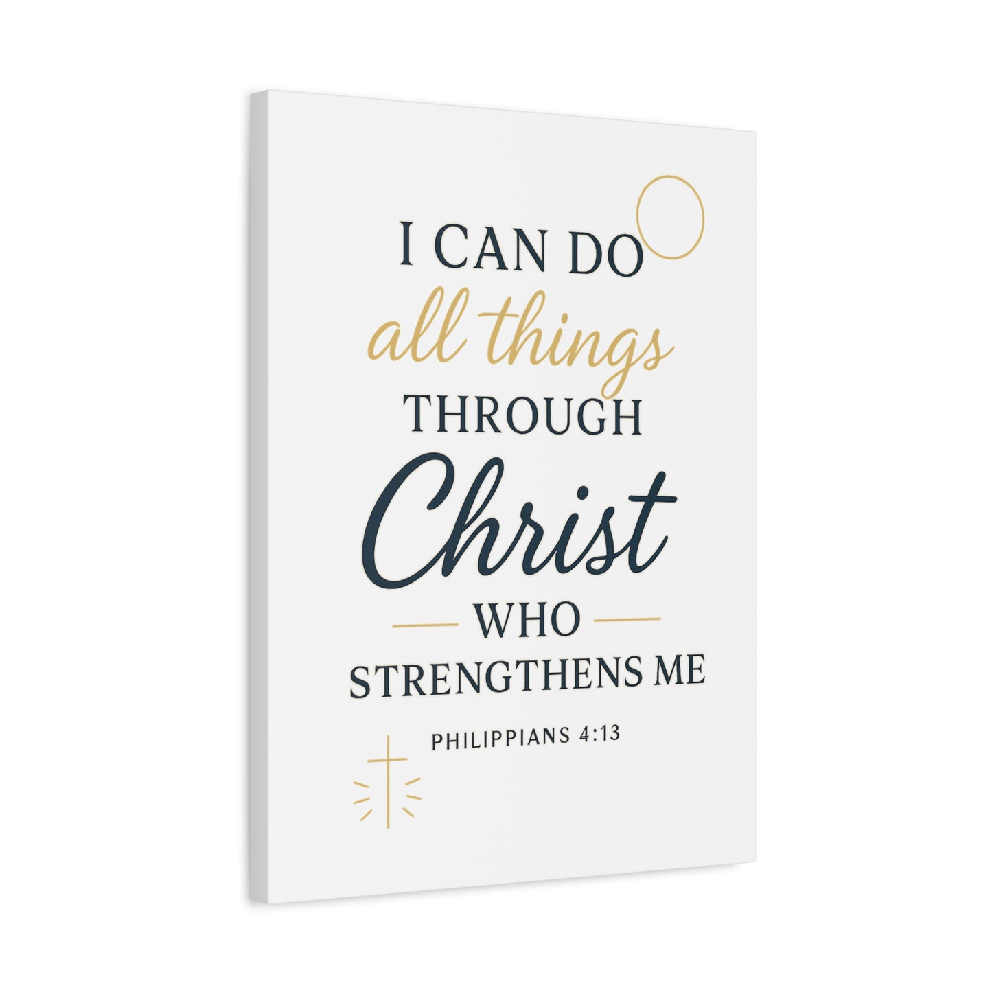 Philippians 4:13 Wall Art | Christian Scripture Home Decor