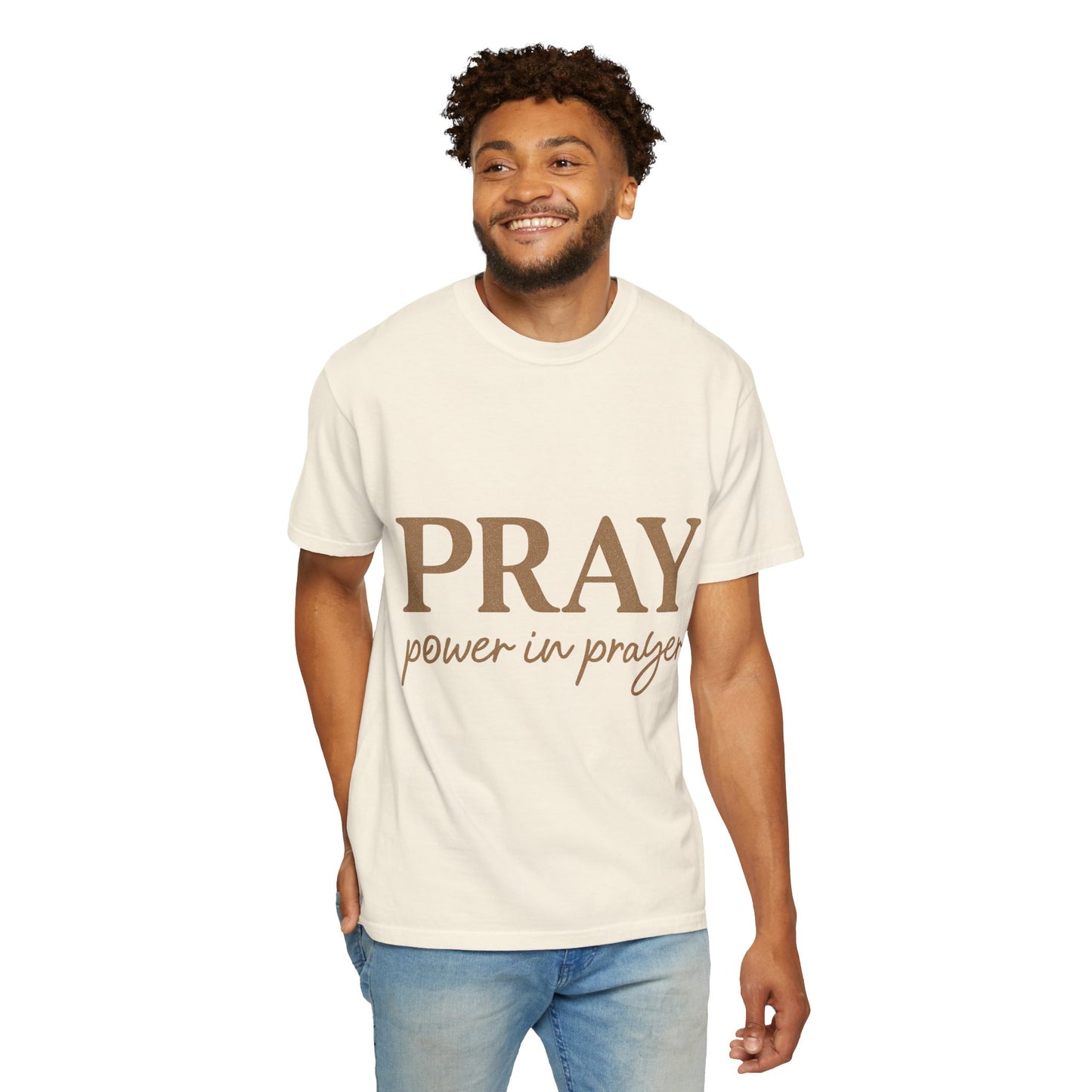 Pray Unisex T-Shirt – Minimal Christian Faith Tee