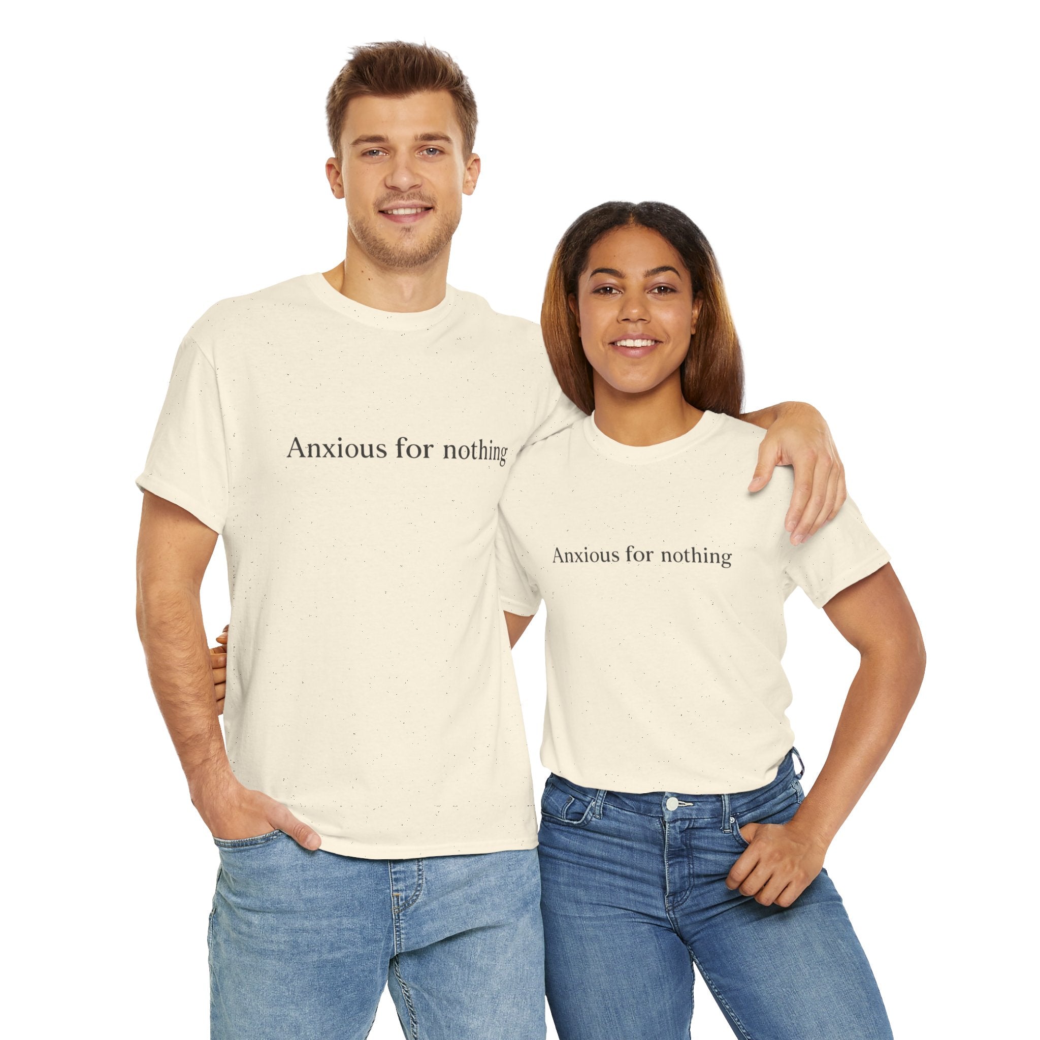 Anxious for Nothing T-Shirt – Philippians 4:6 Christian Unisex Tee