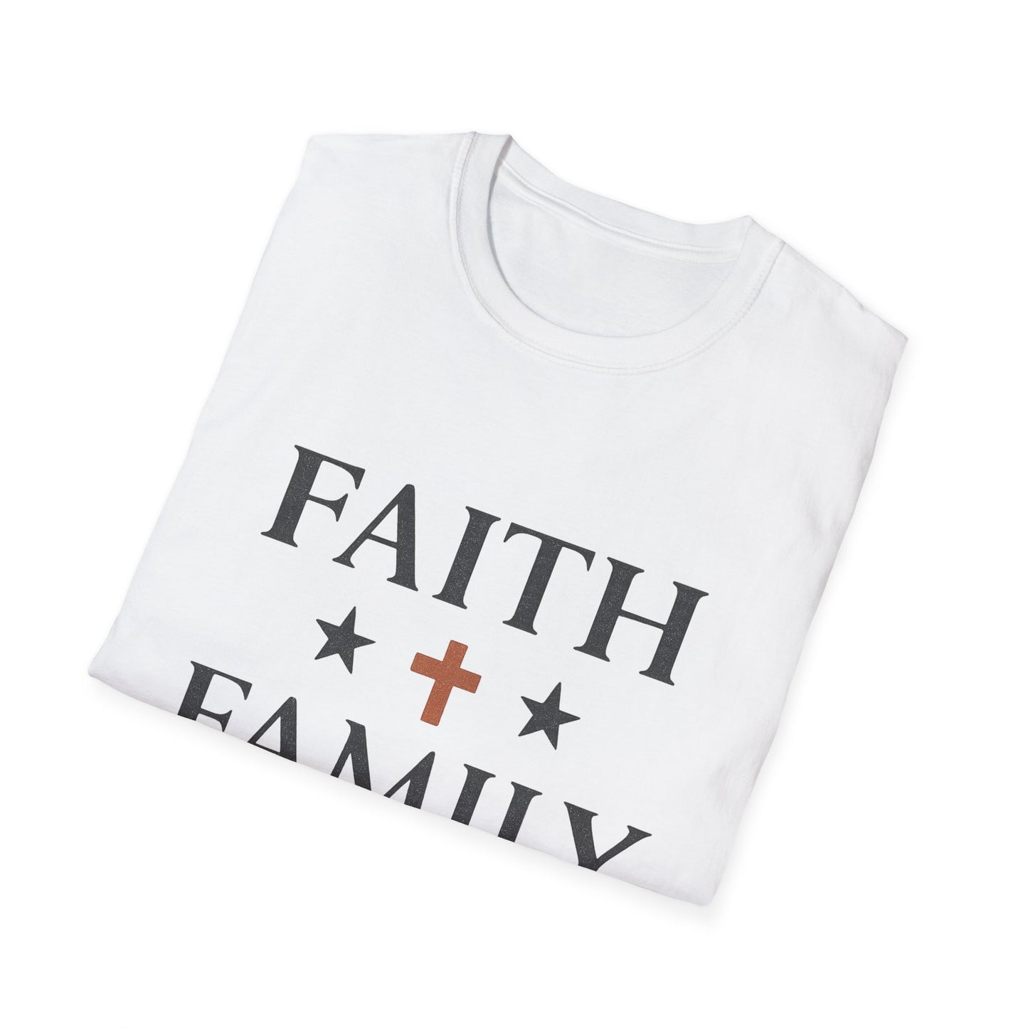 Faith Family Freedom Unisex T-Shirt | Soft Style Tee | Patriotic