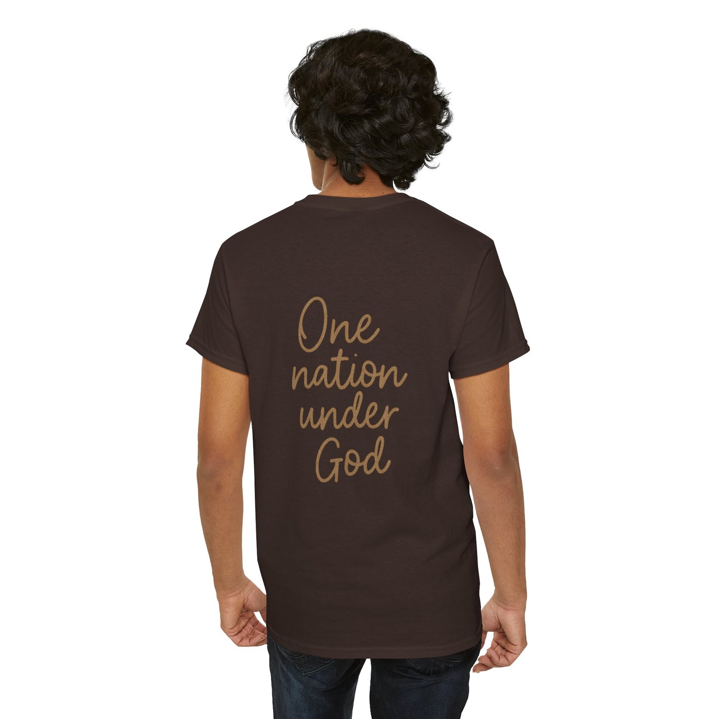 One Nation Under God T-Shirt – Patriotic Christian Unisex Tee