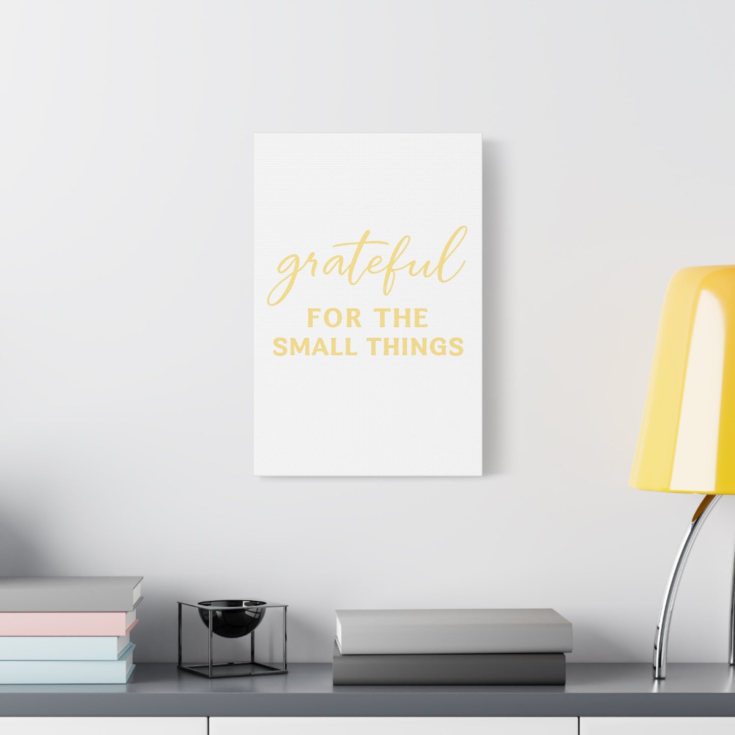 Grateful Wall Art | Inspirational Christian Home Decor - Matte Canvas, Stretched, 1.25"