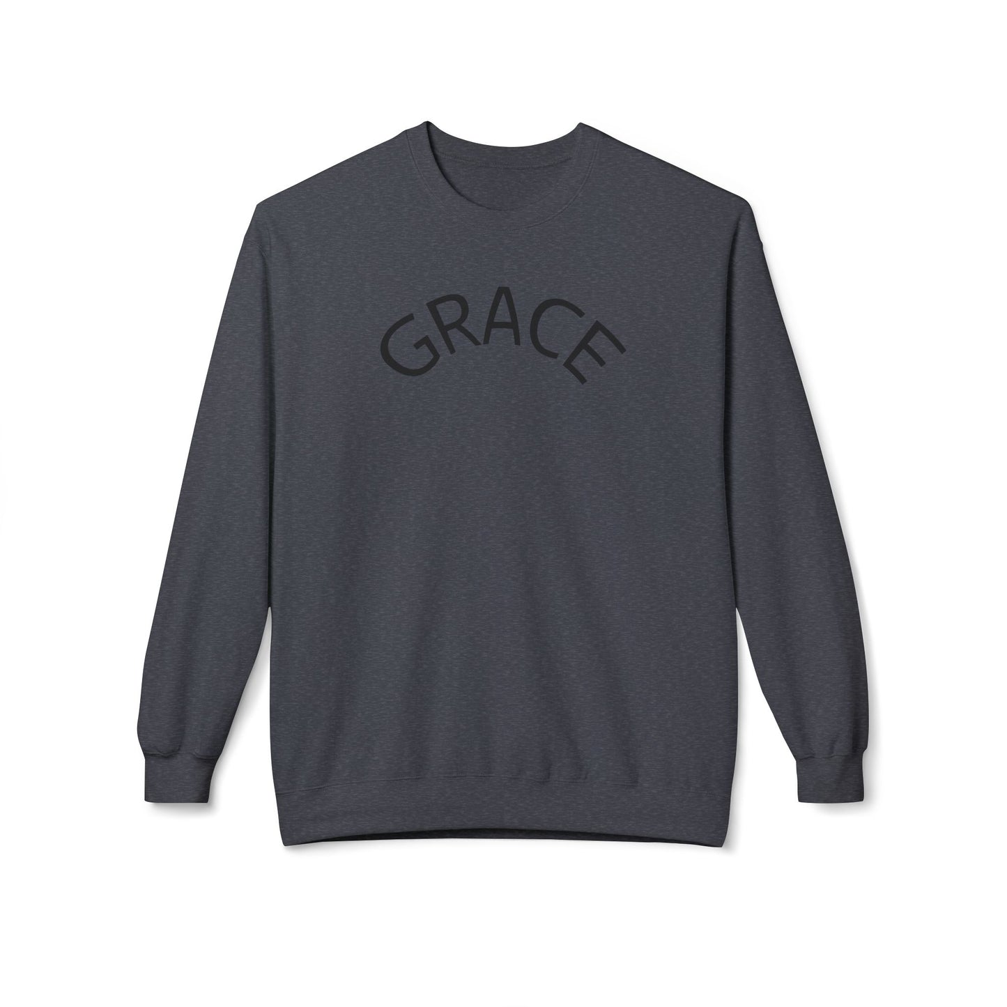 Grace Crewneck Sweatshirt, Unisex Fleece Sweater, Cozy Pullover, Inspirational Gift, Casual Style, Perfect for Every Occasion