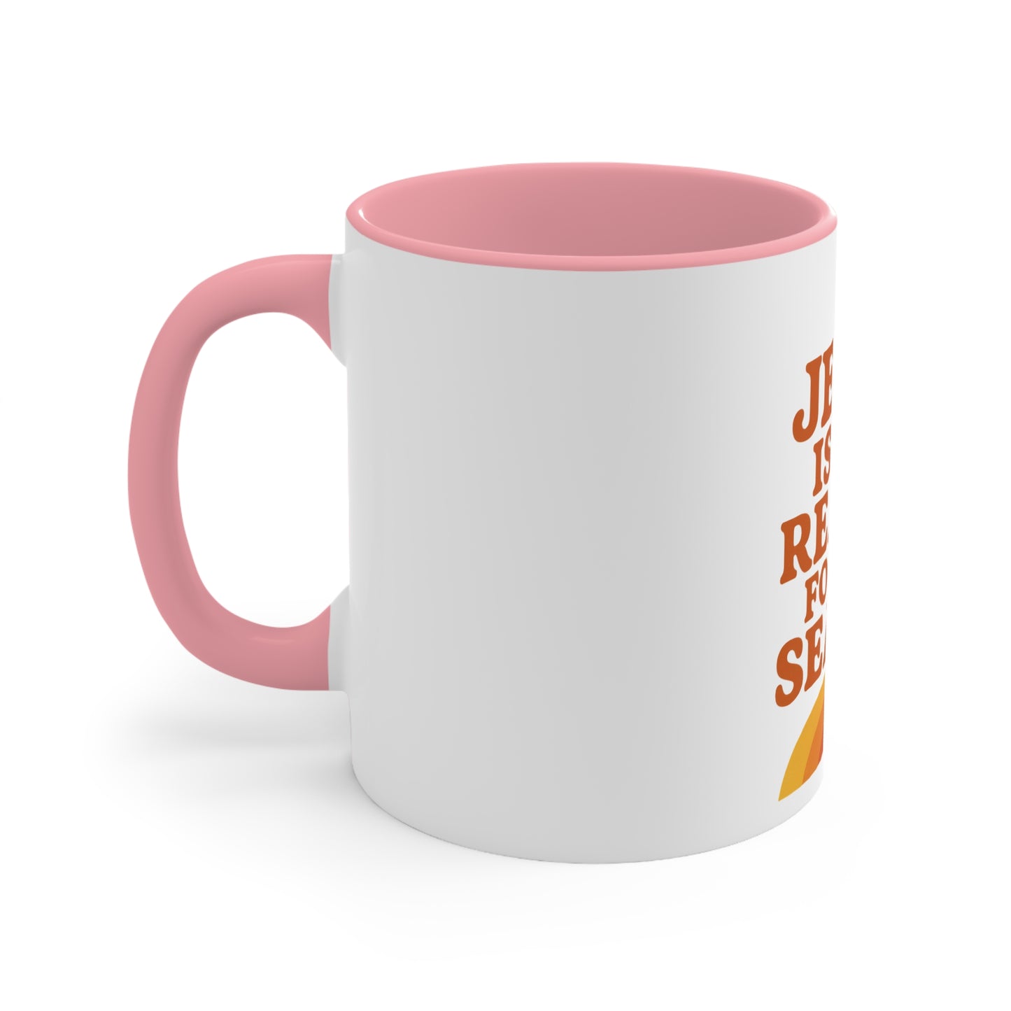 Christmas Accent Mug - "Jesus is the Reason for the Season"