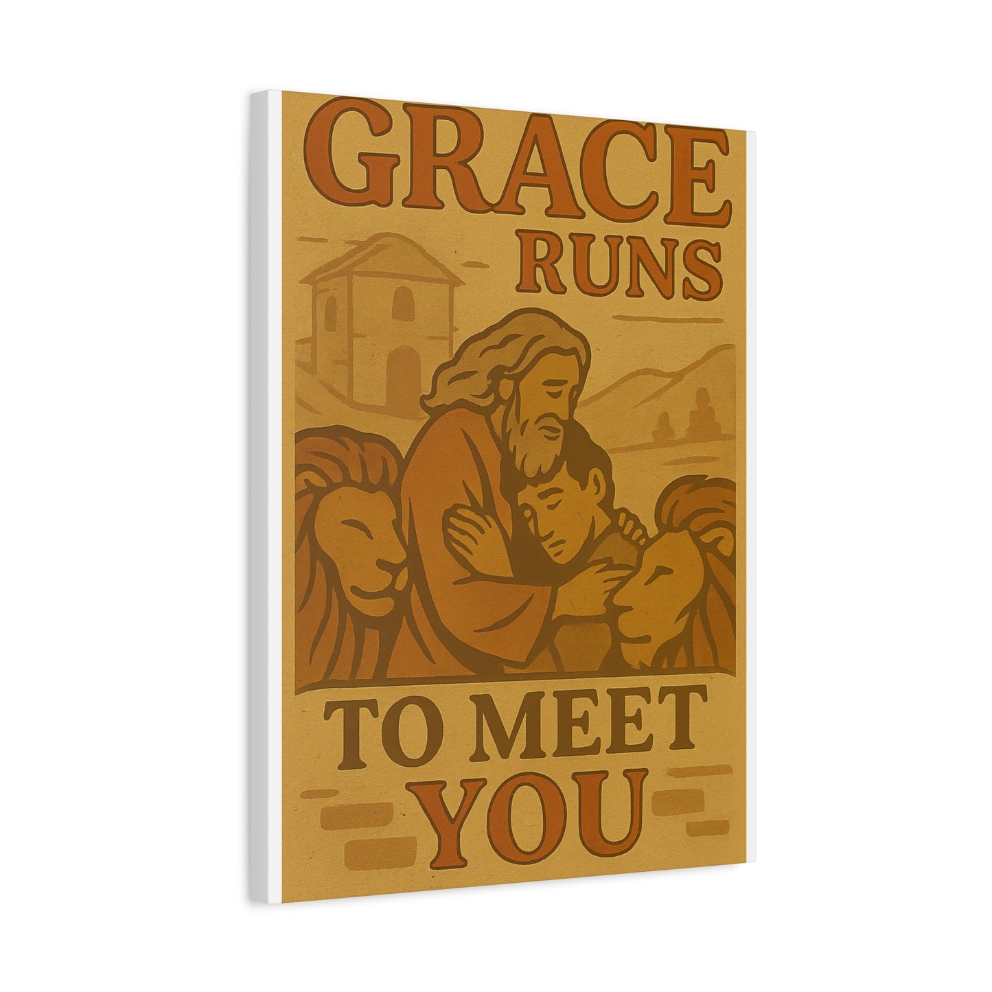 The Prodigal Son Wall Art | Vintage Christian Poster – Redemption & Grace Illustration.