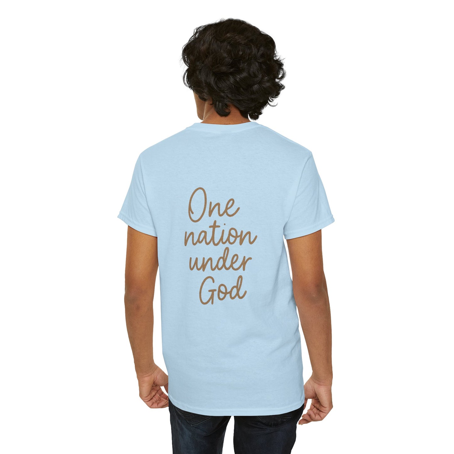 One Nation Under God T-Shirt – Patriotic Christian Unisex Tee