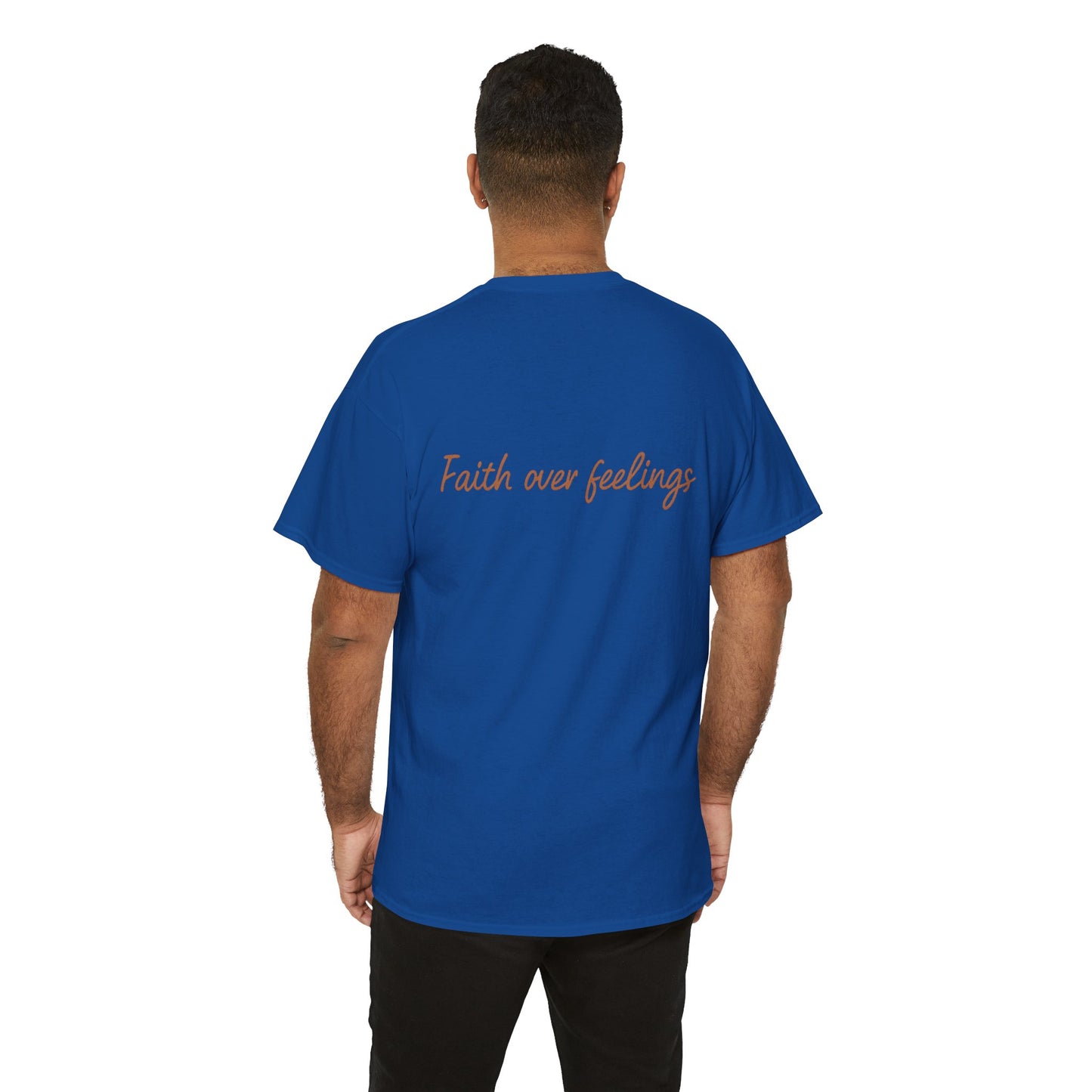 Faith Over Feelings T-Shirt – Bold Christian Unisex Tee