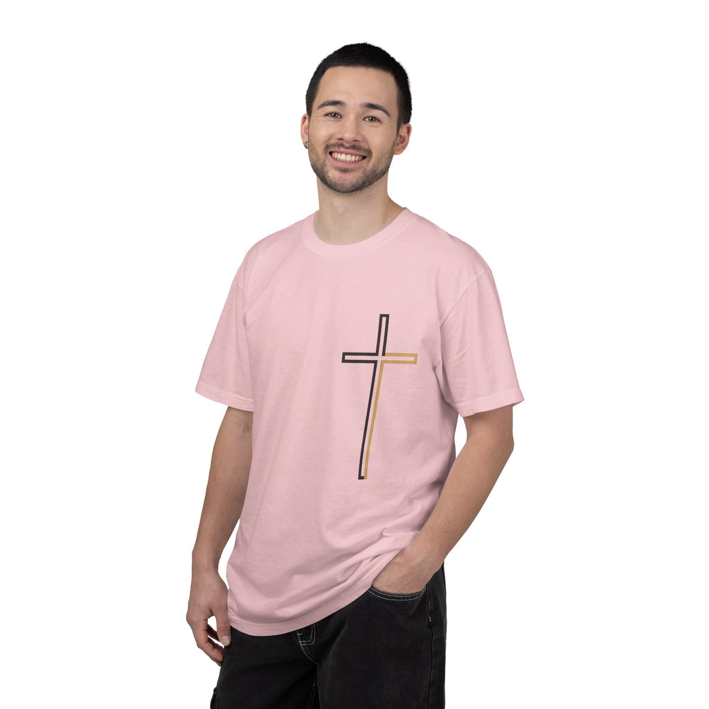 Christian Cross T-Shirt — “There Is Power in the Name of Jesus” Faith Tee | Premium Inspirational Shirt by Lexad Designs