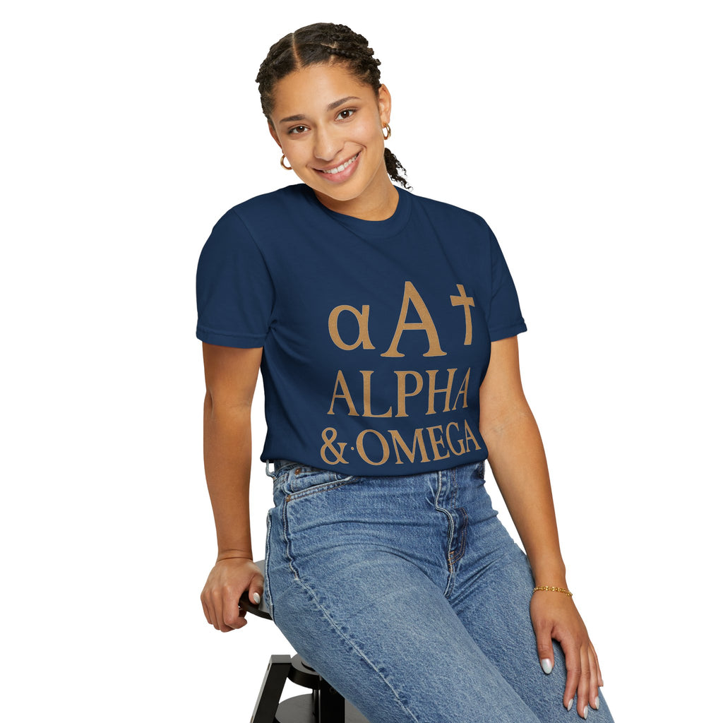 Alpha and Omega Revelation 22:13 Christian Unisex T-Shirt