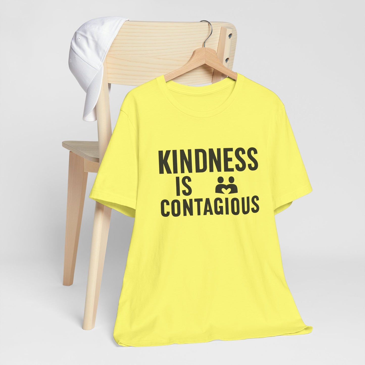 Kindness is Contagious Unisex T-Shirt | Soft Jersey Short Sleeve