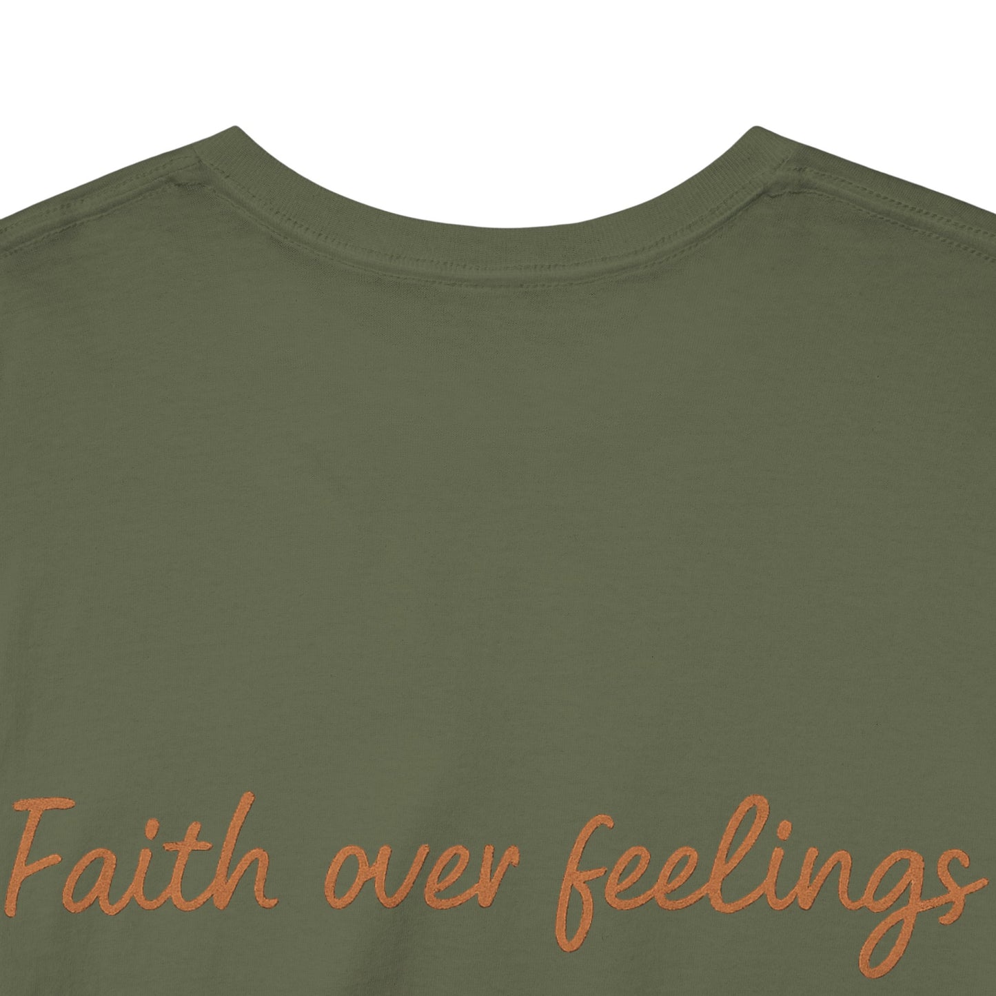 Faith Over Feelings T-Shirt – Bold Christian Unisex Tee