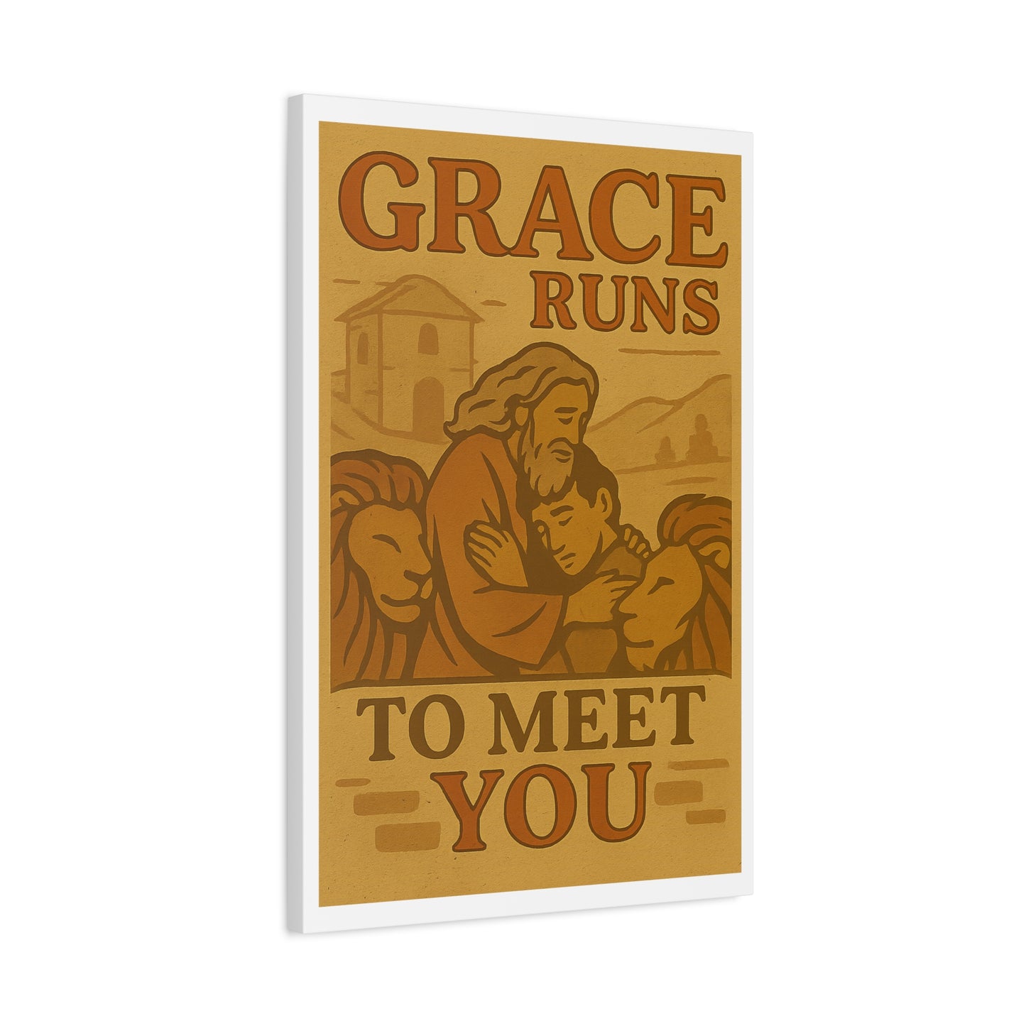 The Prodigal Son Wall Art | Vintage Christian Poster – Redemption & Grace Illustration.