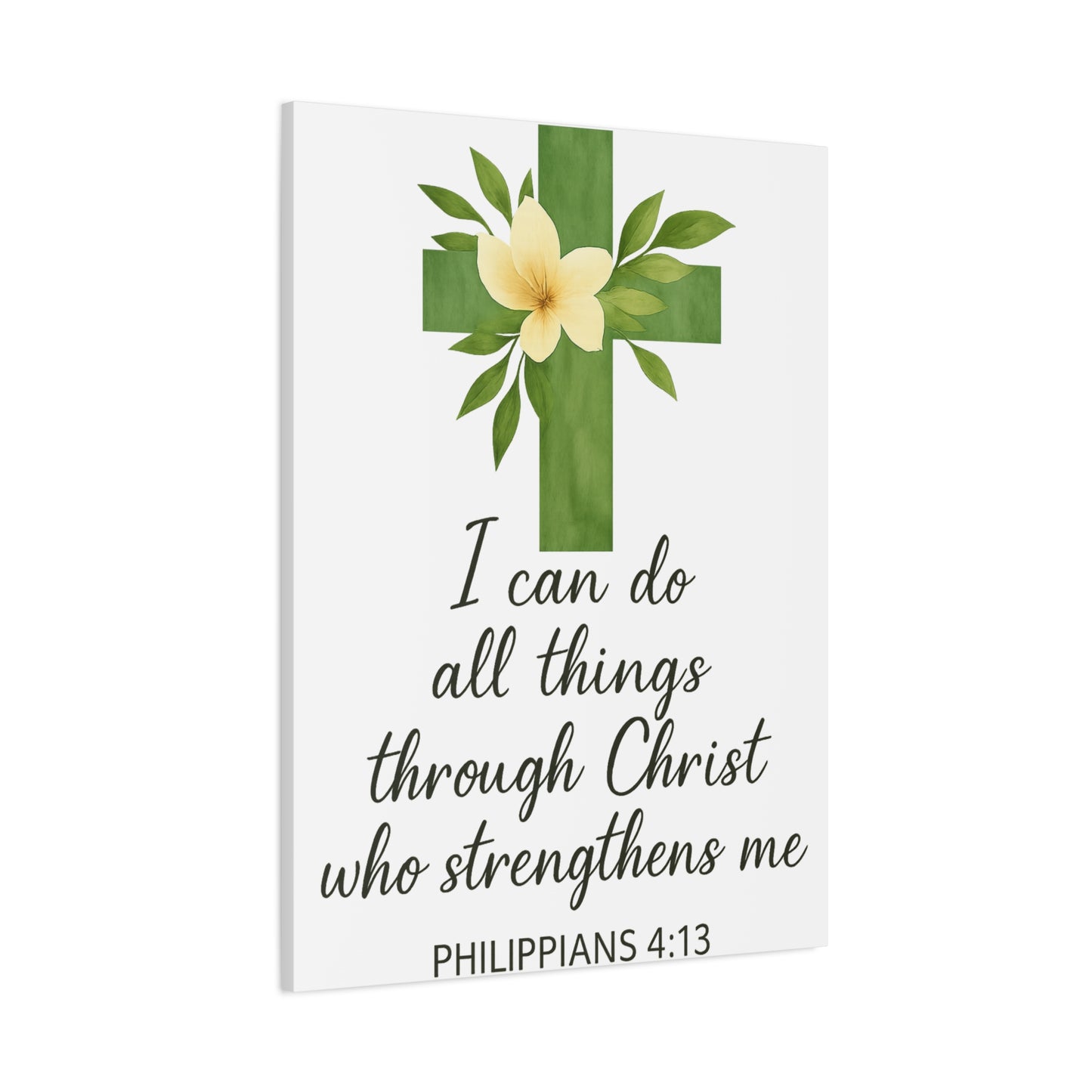 Philippians 4:13 Wall Art | Christian Scripture Home Decor