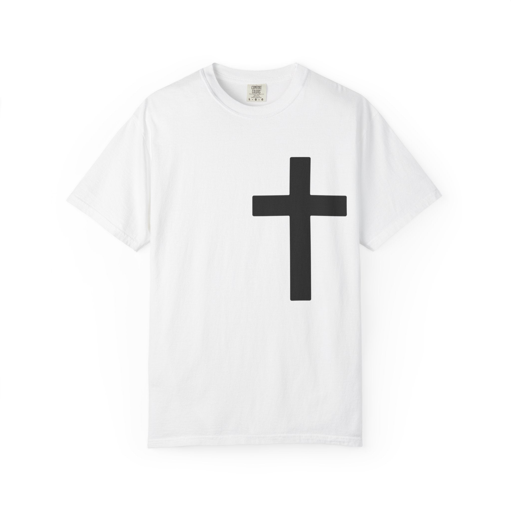 Cross “No Worries God Got Me” Faith Tee – Premium Comfort Colors® Vintage Washed Shirt | Lexad Designs