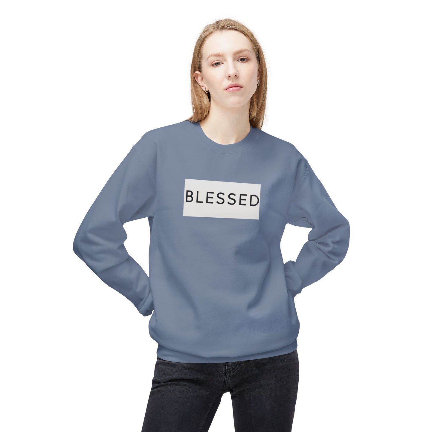 “Blessed” Crewneck Sweatshirt – Unisex Christian Apparel