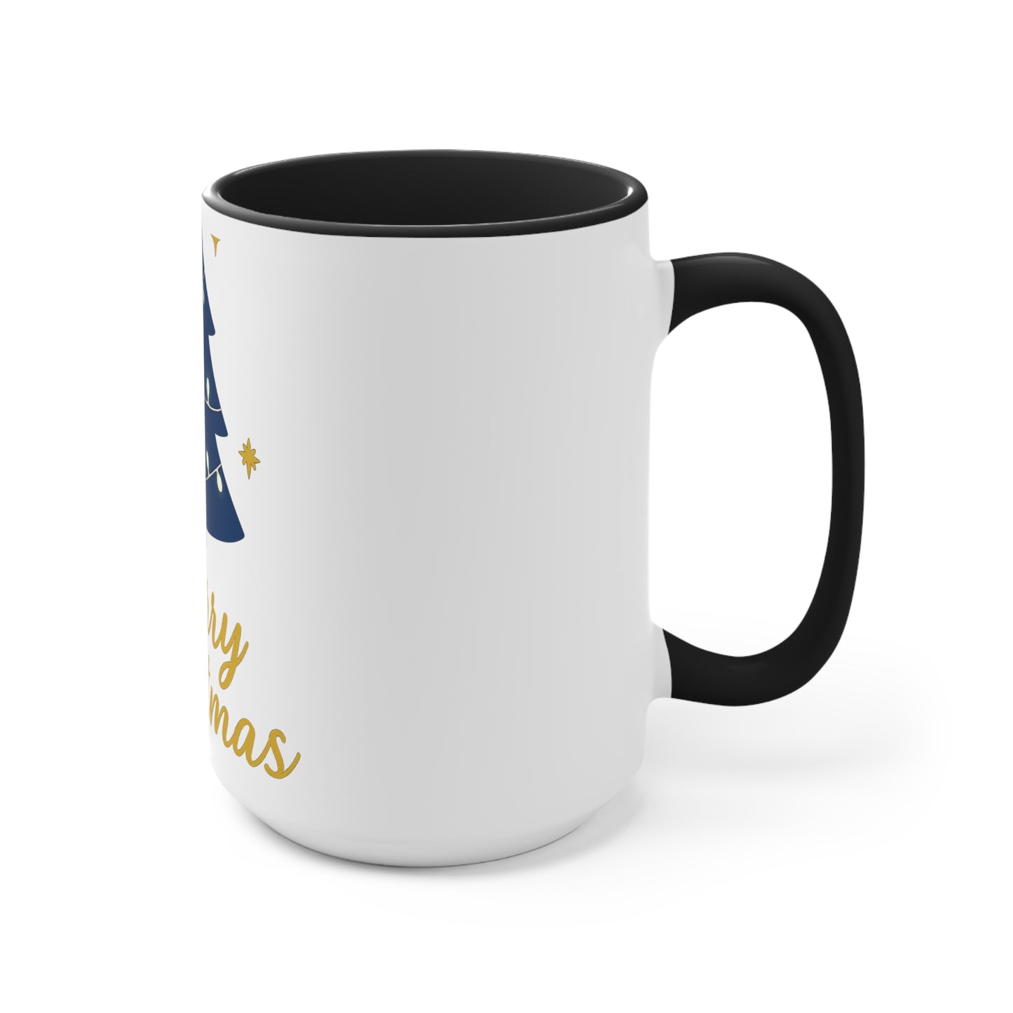 Merry Christmas Accent Mug – Festive Christian Holiday Gift with Scripture-Inspired Cheer