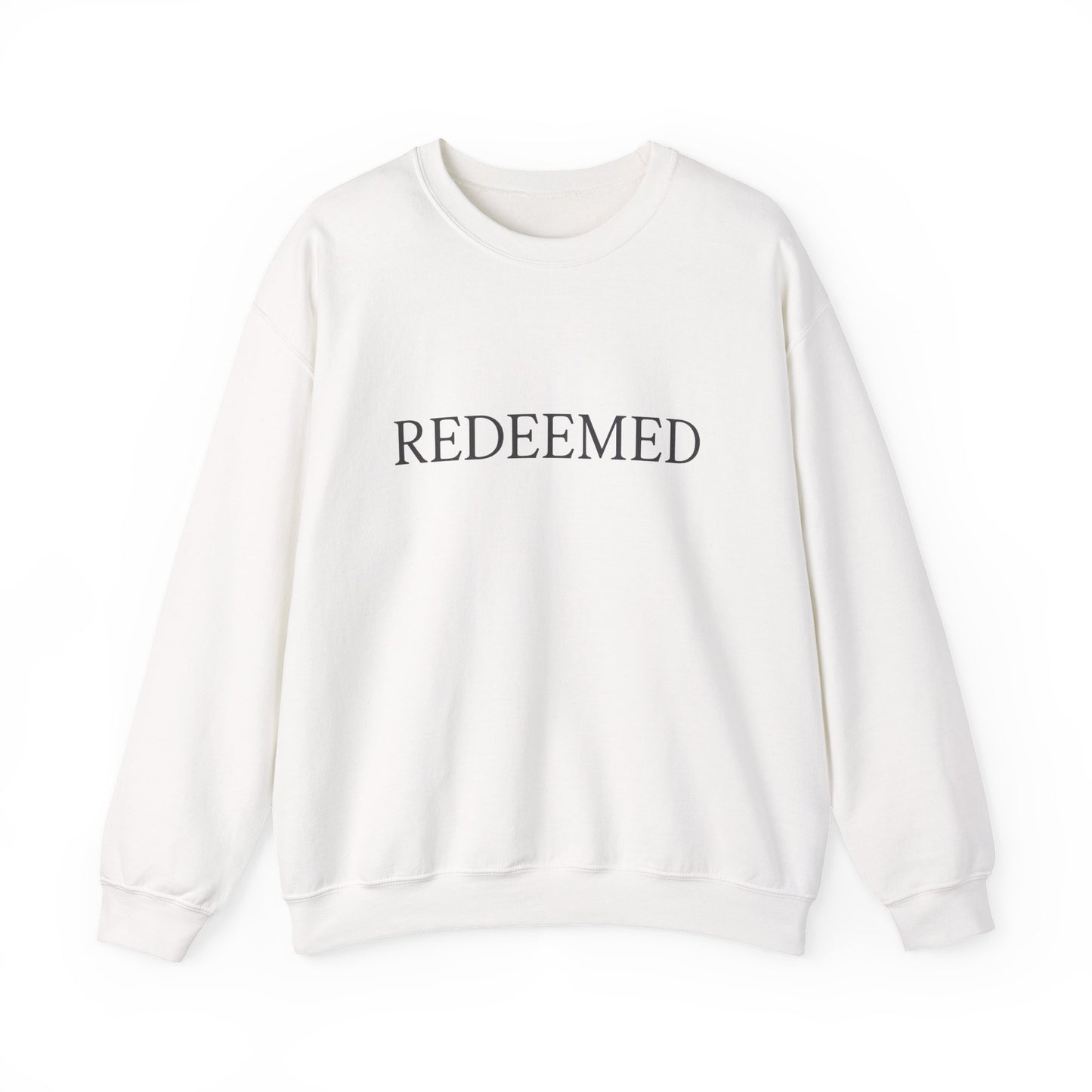 Redeemed Unisex Heavy Blend Crewneck Sweatshirt | Faith Apparel