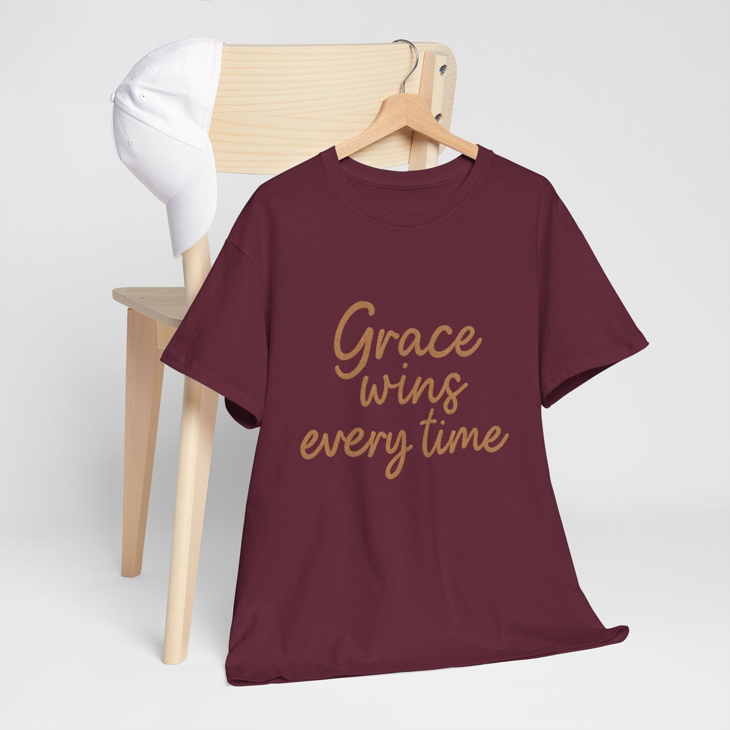 Grace Wins Every Time T-Shirt – Inspirational Christian Unisex Tee