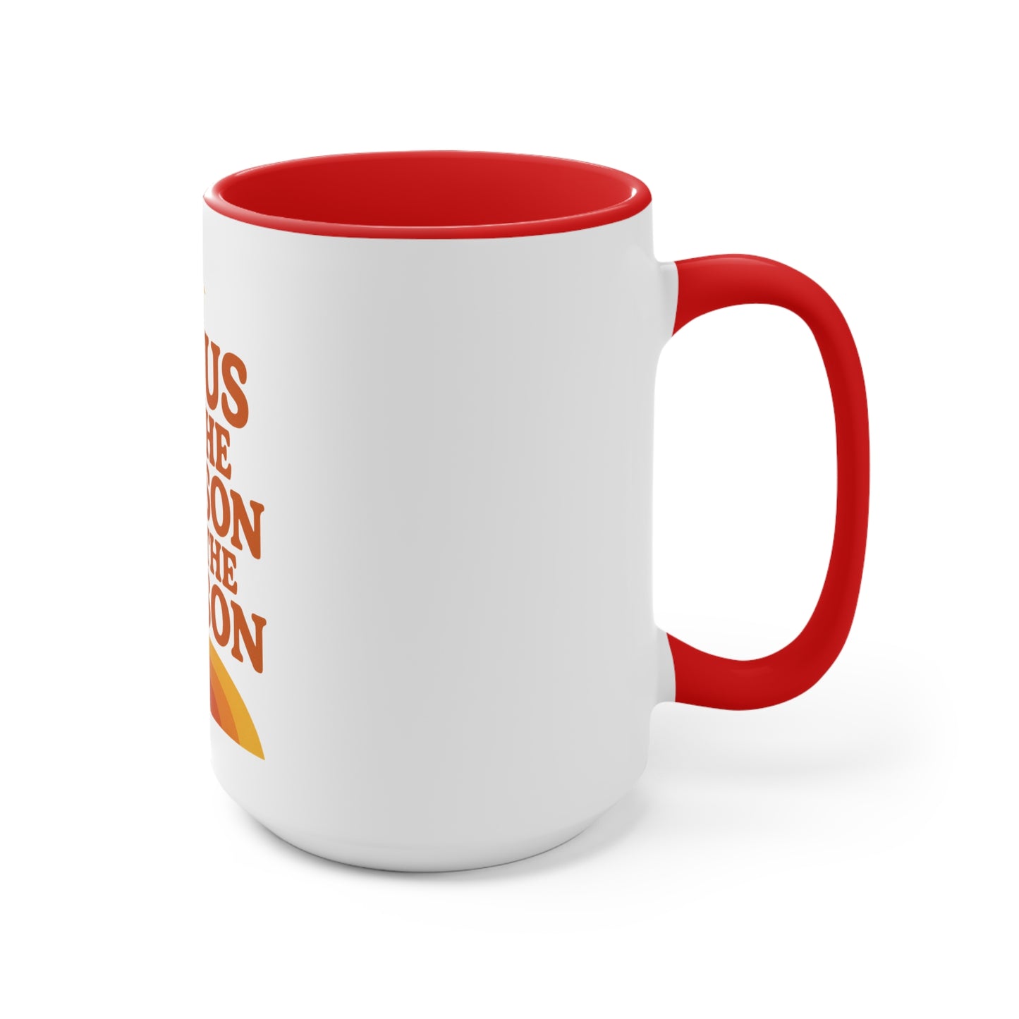 Christmas Accent Mug - "Jesus is the Reason for the Season"
