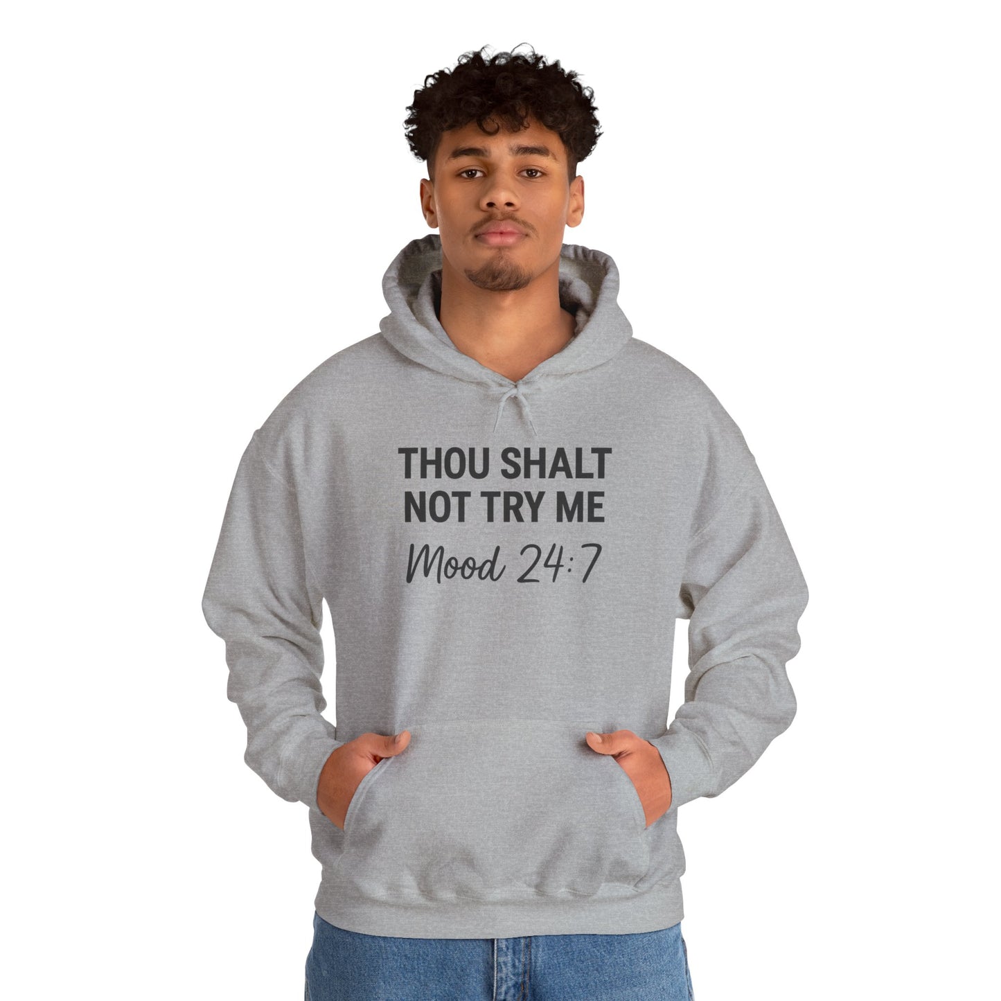 Thou Shall Not Try Me Hoodie – Funny Christian Sweatshirt with Attitude.
