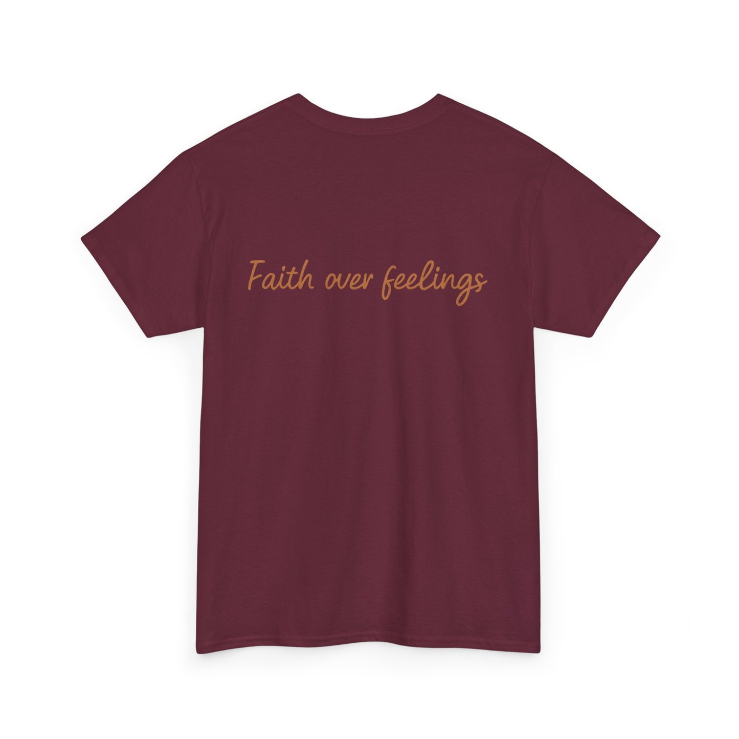 Faith Over Feelings T-Shirt – Bold Christian Unisex Tee