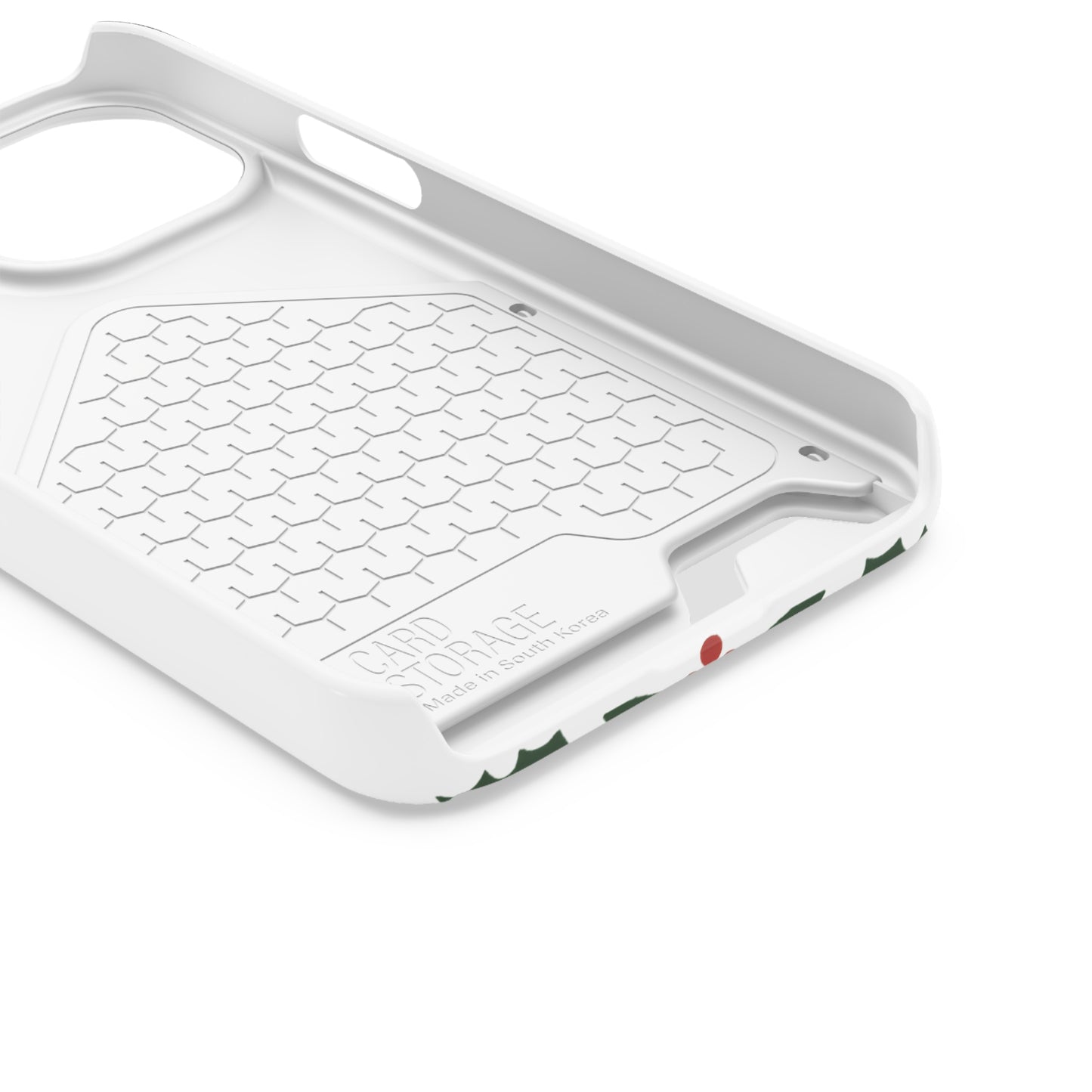 Christmas Phone Case with Card Holder - 'Born Is the King'