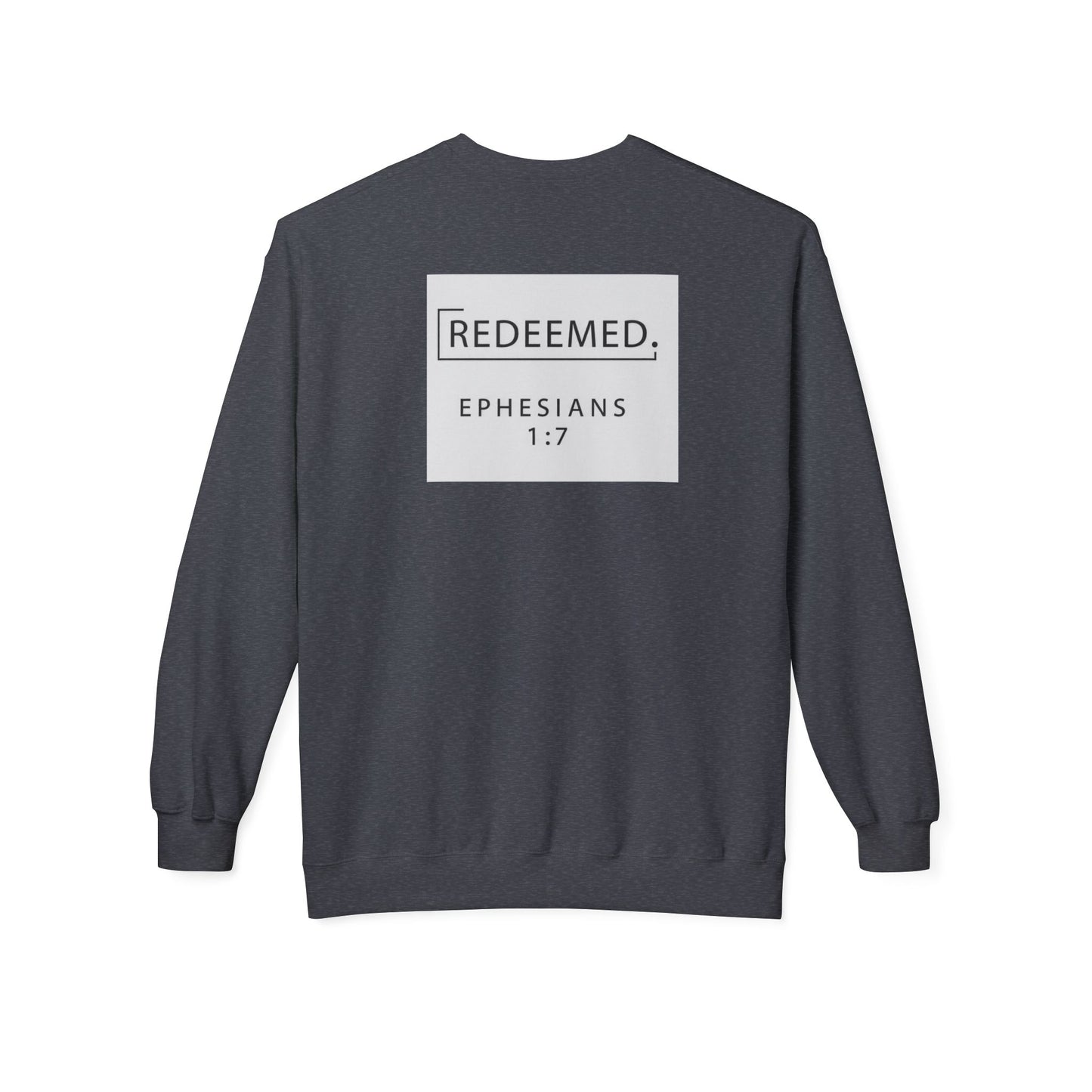 “Redemed” Crewneck Sweatshirt – Unisex Christian Apparel