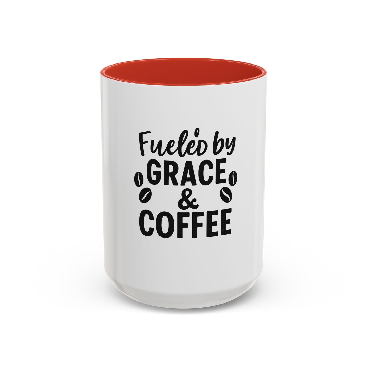Fueled by Grace & Coffee Mug – Faith & Motivation