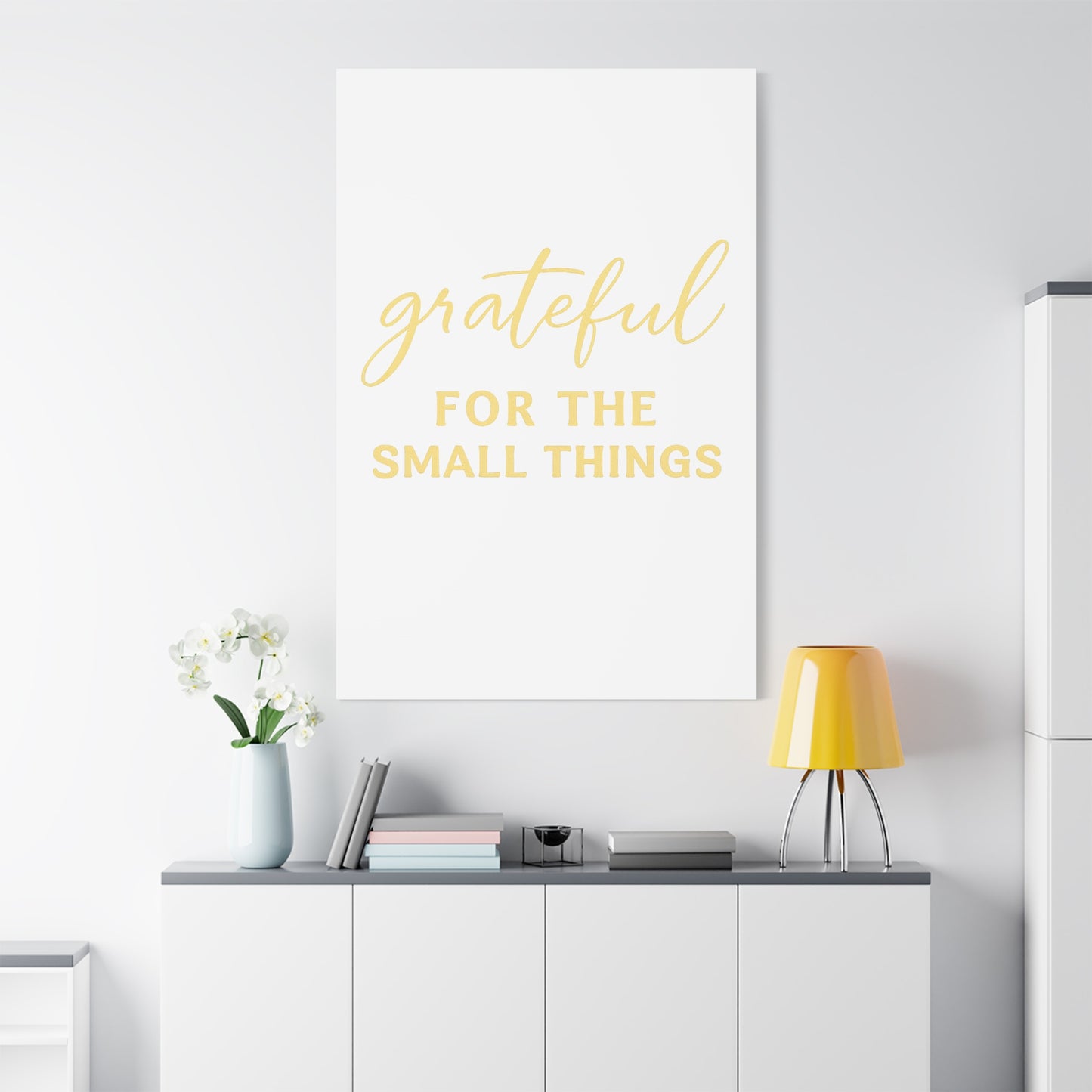 Grateful Wall Art | Inspirational Christian Home Decor - Matte Canvas, Stretched, 1.25"