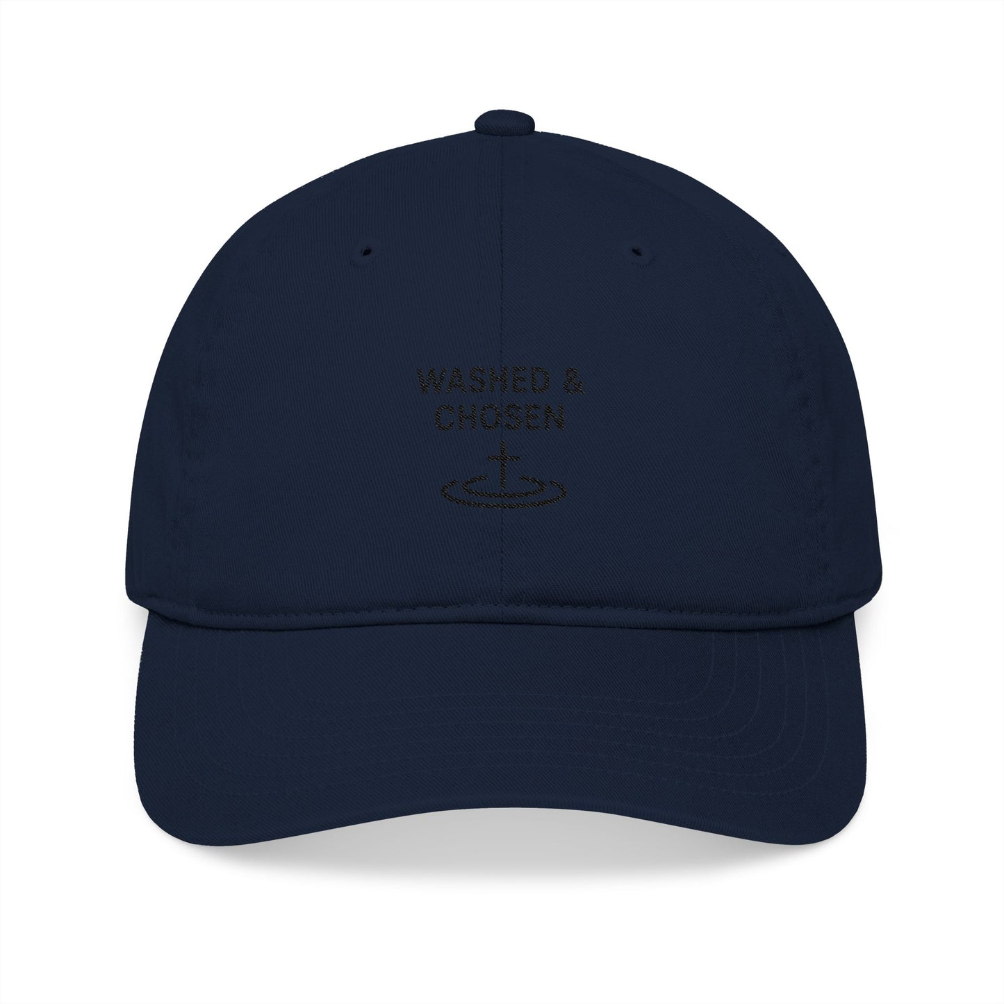 Washed and Chosen Organic Baseball Hat | Christian Faith Cap