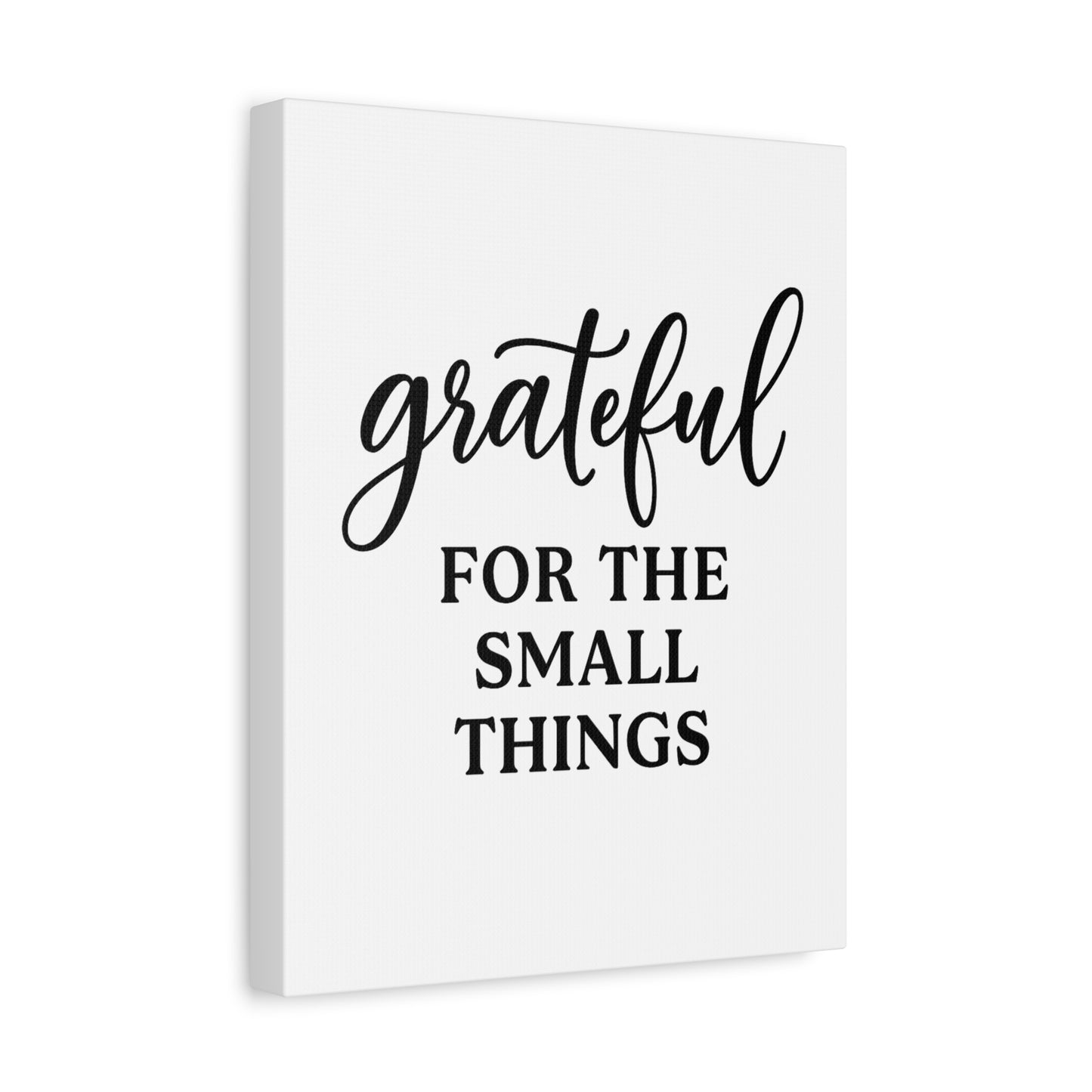 Grateful Wall Art | Inspirational Christian Home Decor-Matte Canvas, Stretched, 1.25"