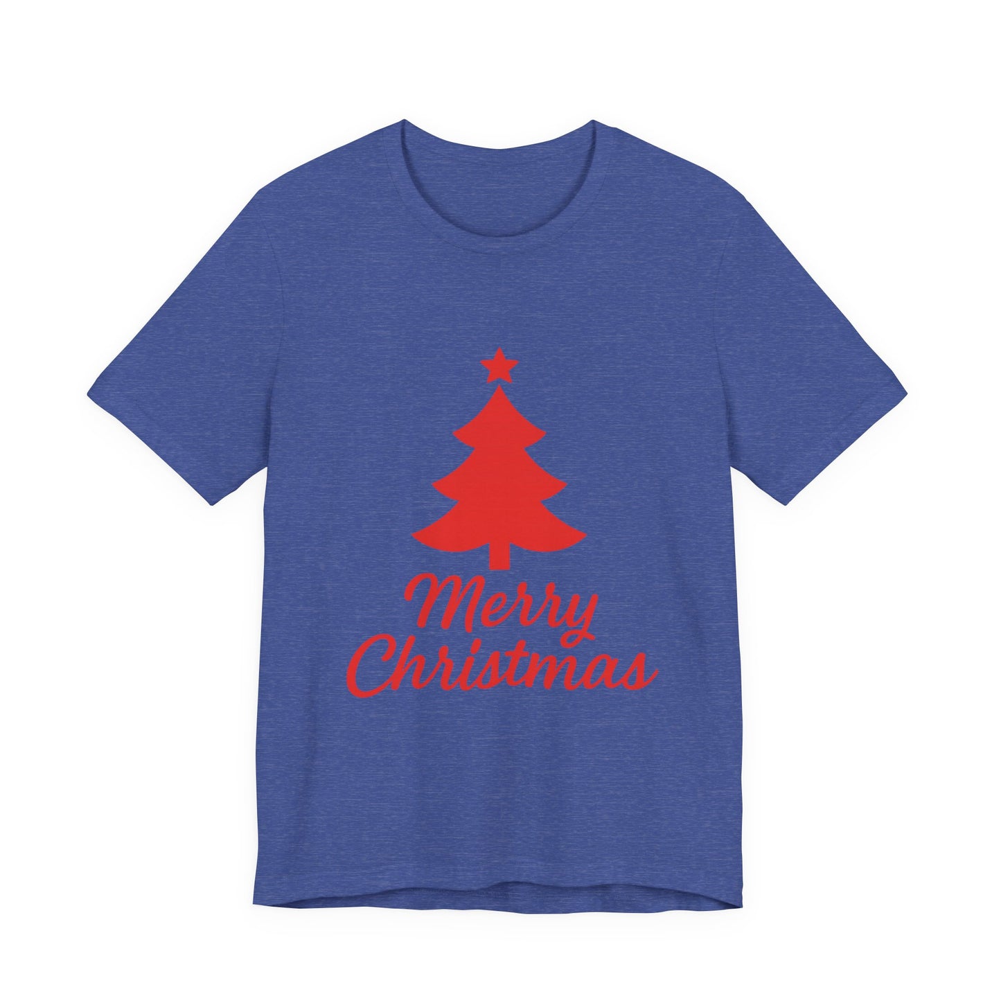 Merry Christmas Unisex Heavy Cotton Tee – Faith-Inspired Holiday Shirt