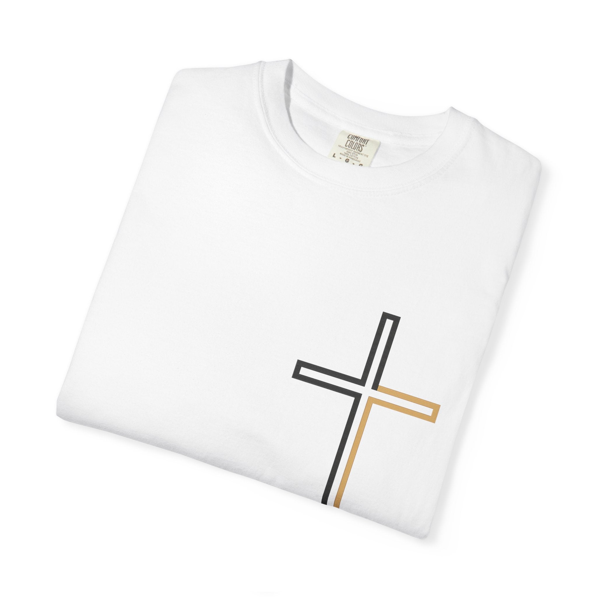 Christian Cross T-Shirt — “There Is Power in the Name of Jesus” Faith Tee | Premium Inspirational Shirt by Lexad Designs
