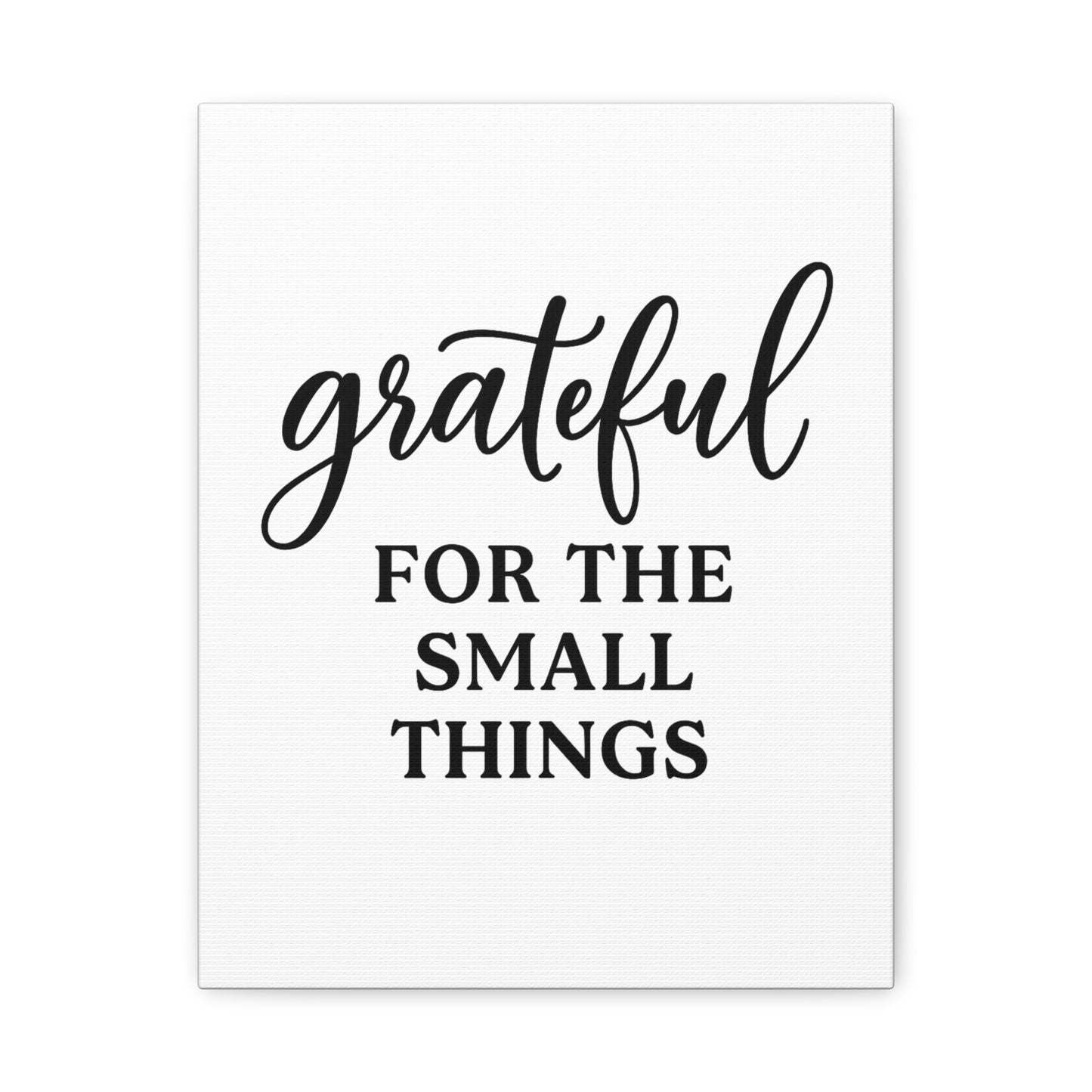 Grateful Wall Art | Inspirational Christian Home Decor-Matte Canvas, Stretched, 1.25"