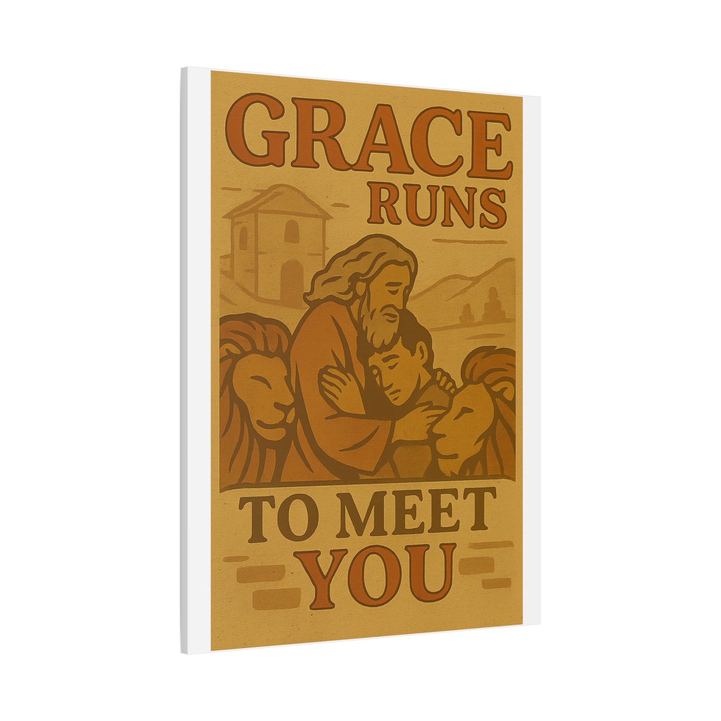 The Prodigal Son Wall Art | Vintage Christian Poster – Redemption & Grace Illustration.