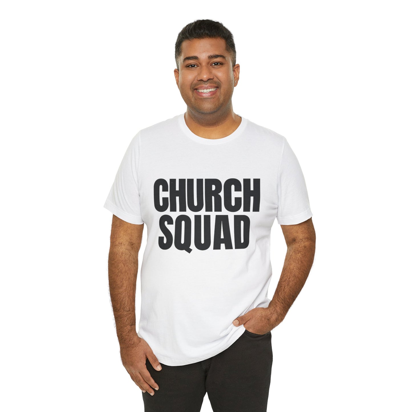 Church Squad Unisex Tee, Christian Apparel, Group Outing Shirt, Faith-Based Gift, Church Events Clothing