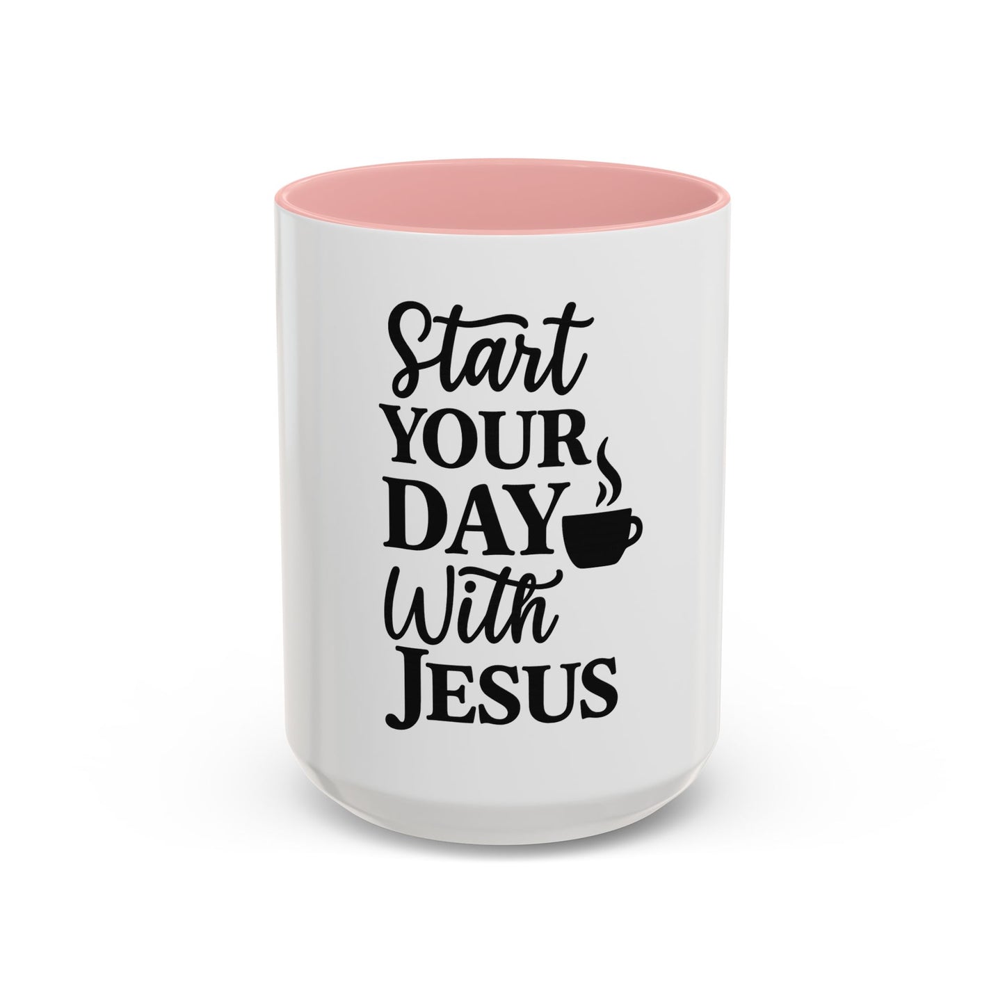 Christian Coffee Mug – Start Your Day with Jesus