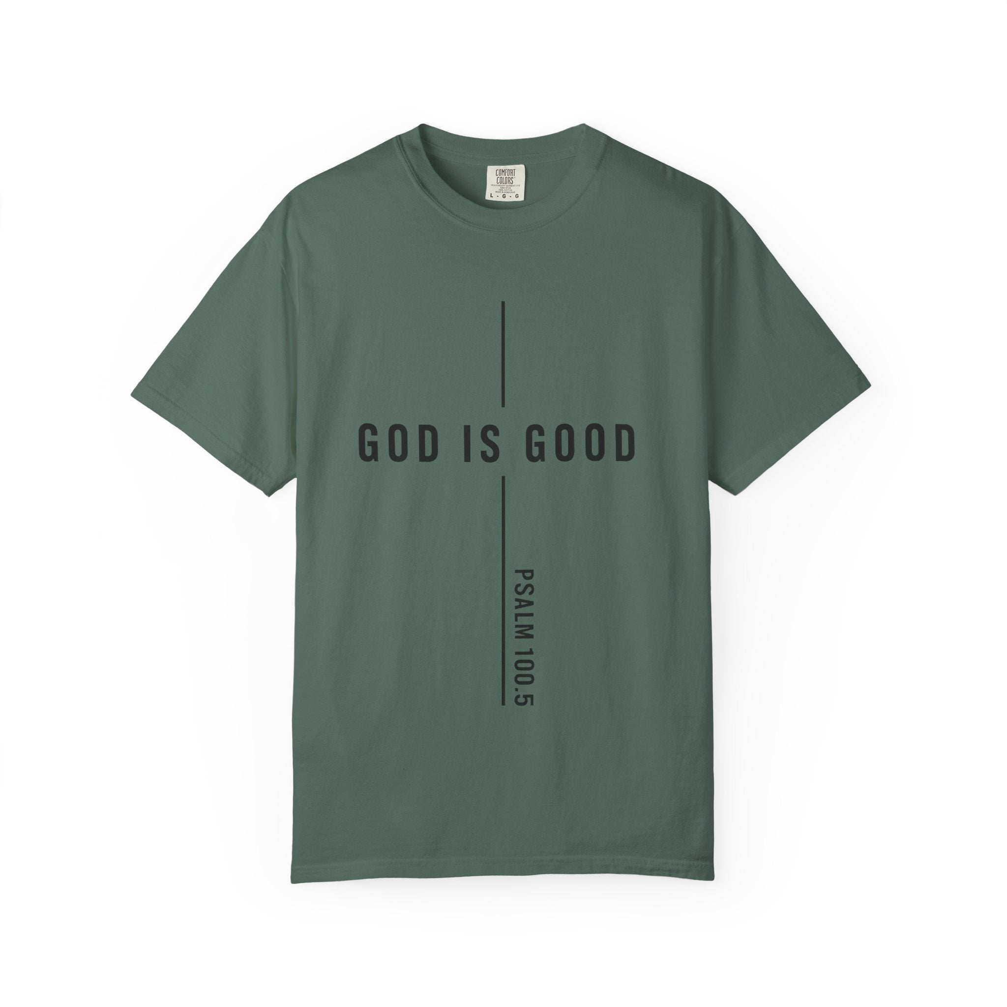 God Is Good – Psalm 100:5” Faith Tee – Premium Comfort Colors® Vintage Christian Shirt | Lexad Designs