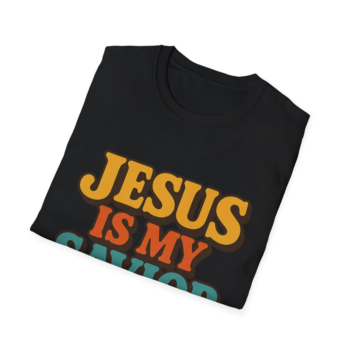Jesus Is My Saviour Softstyle Christian Tee | Faith T-Shirt for Men & Women.