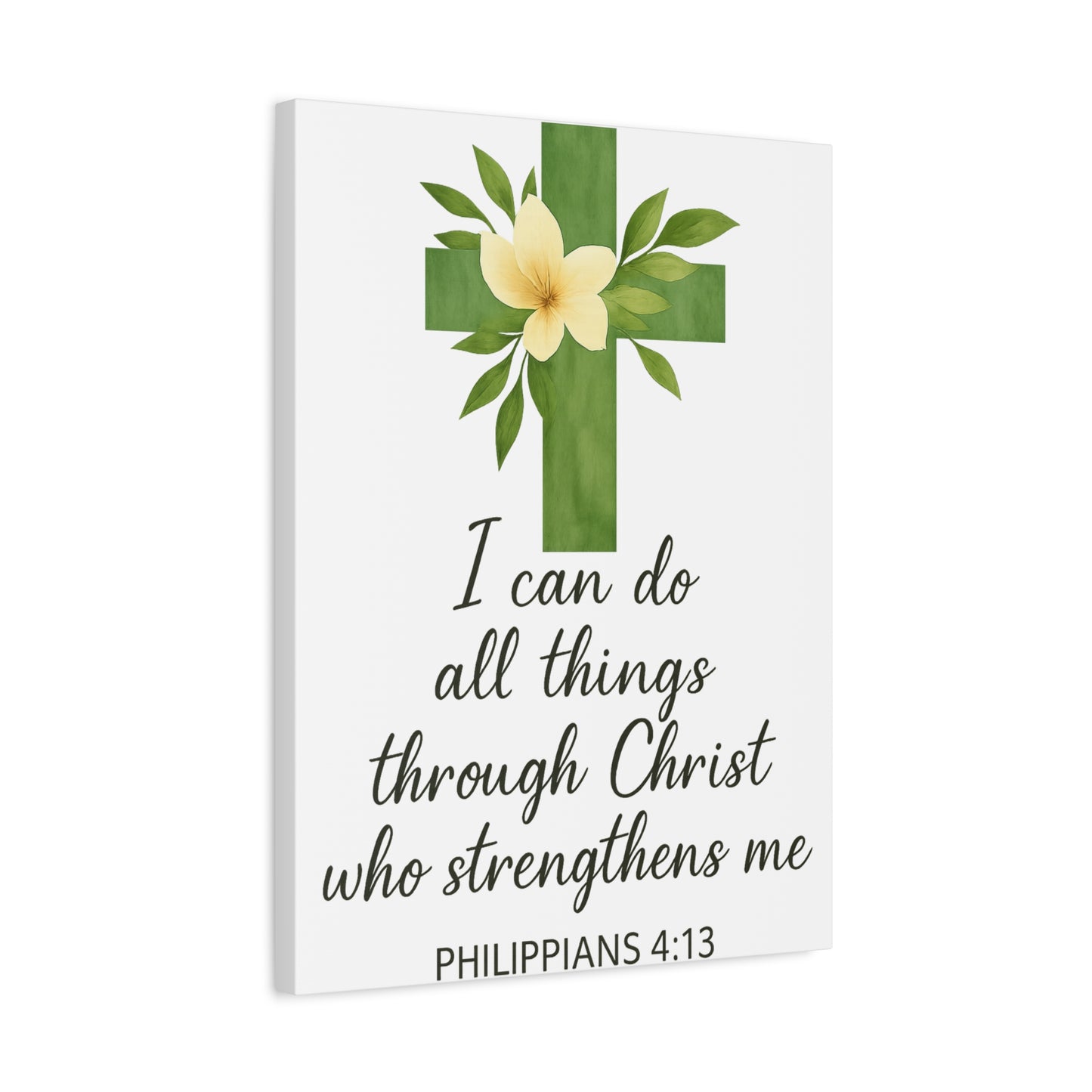 Philippians 4:13 Wall Art | Christian Scripture Home Decor