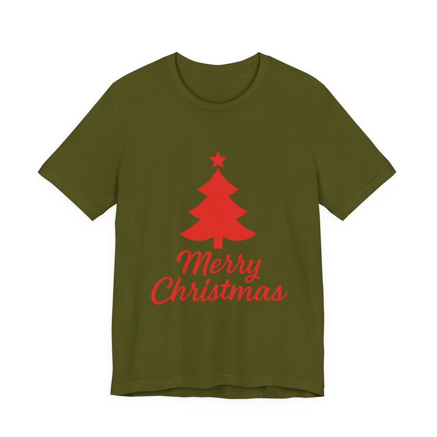 Merry Christmas Unisex Heavy Cotton Tee – Faith-Inspired Holiday Shirt
