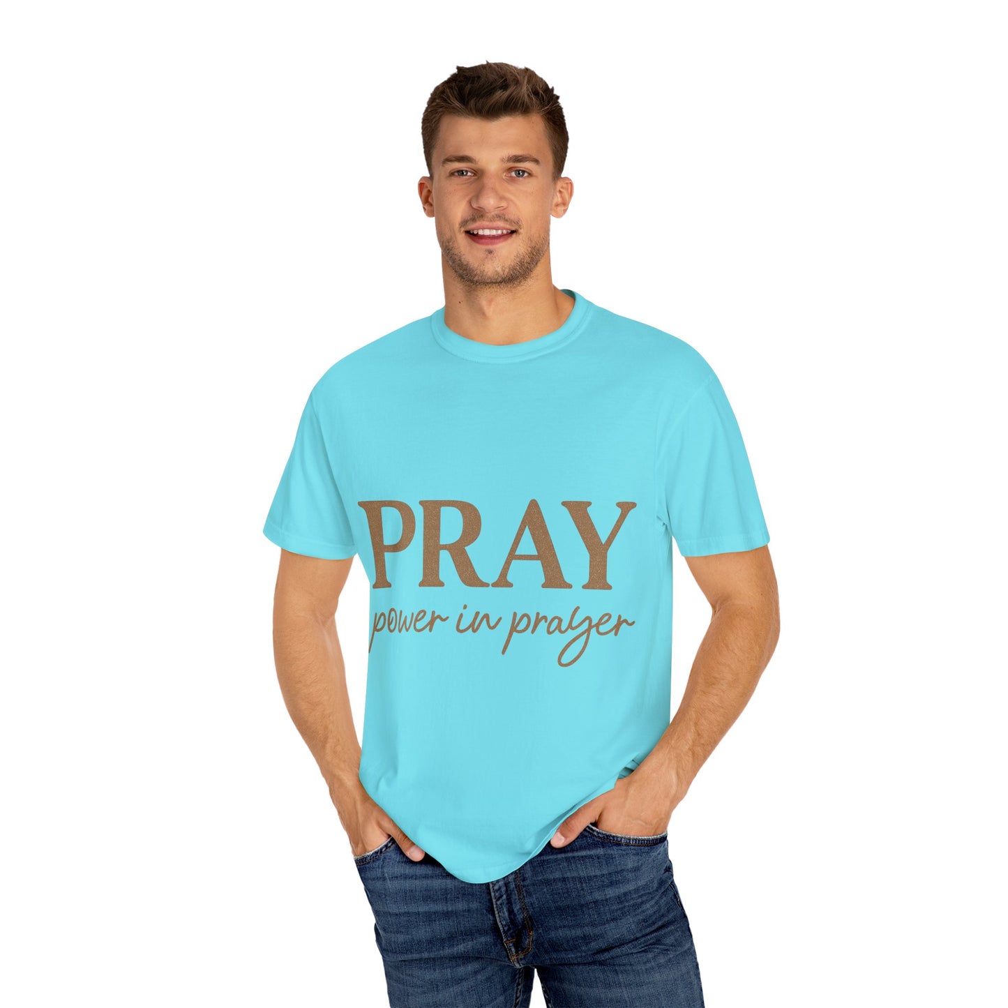 Pray Unisex T-Shirt – Minimal Christian Faith Tee