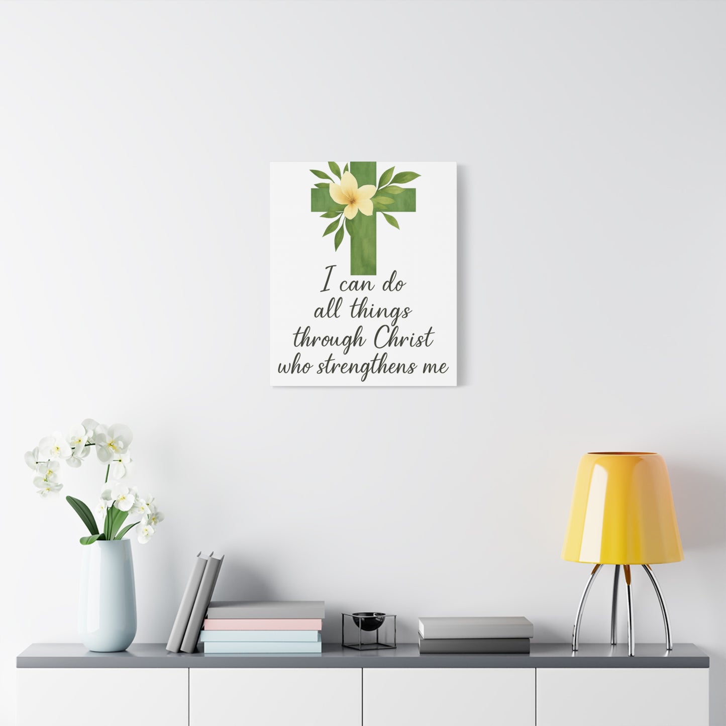 Philippians 4:13 Wall Art | Christian Scripture Home Decor