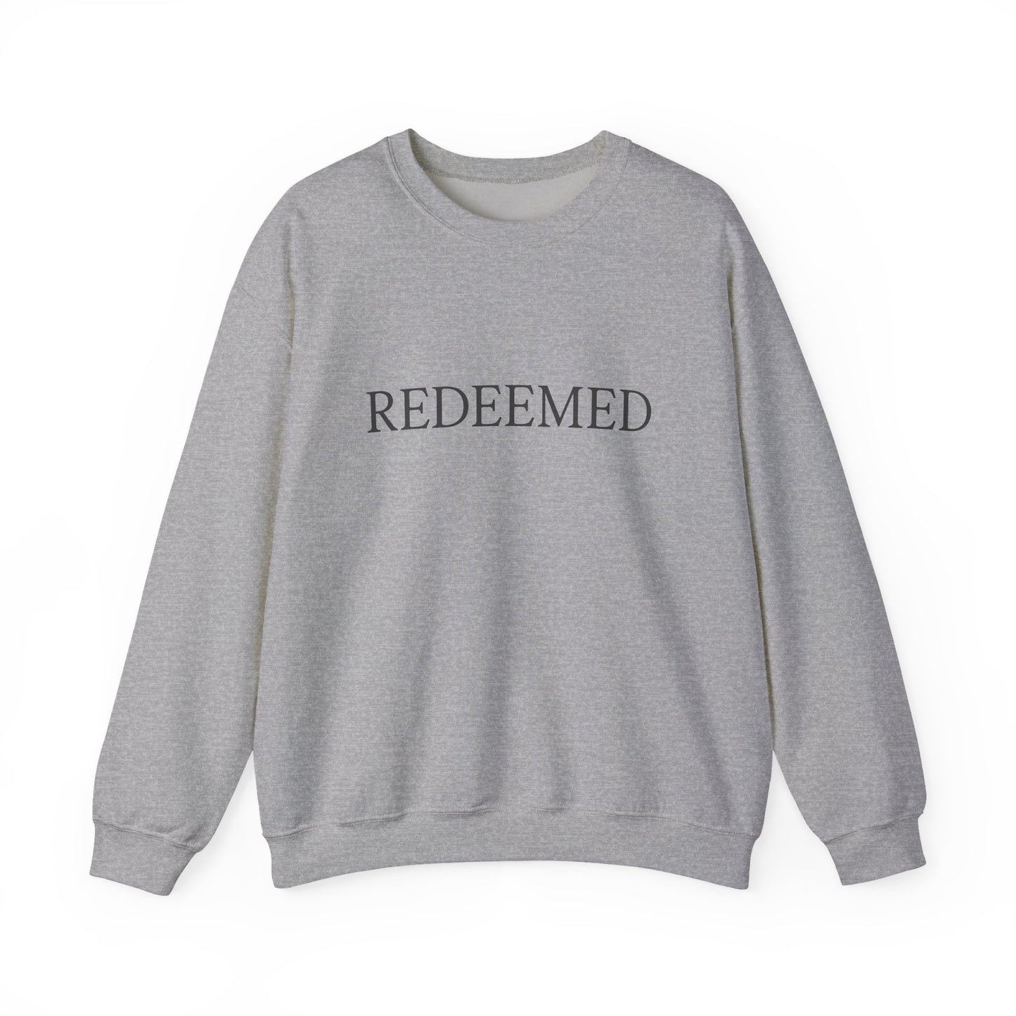 Redeemed Unisex Heavy Blend Crewneck Sweatshirt | Faith Apparel