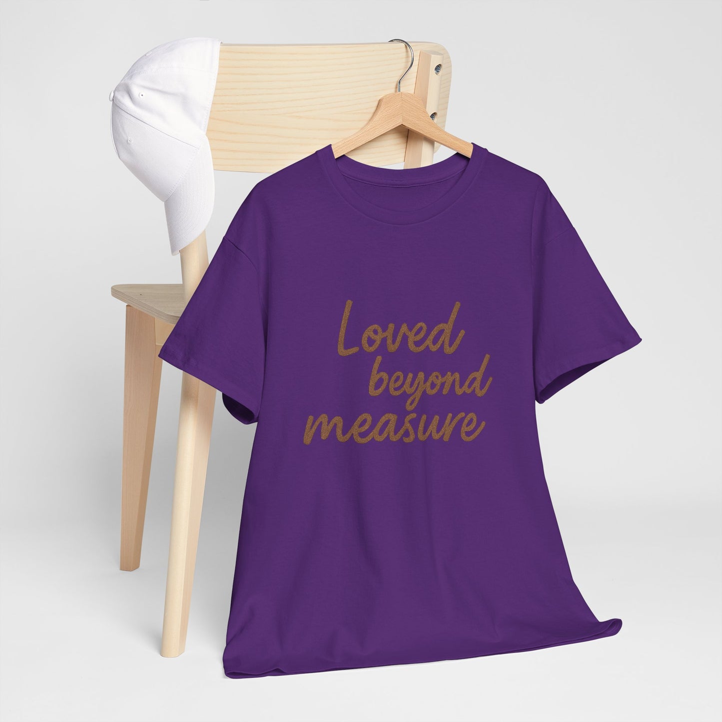 Loved Beyond Measure Unisex Cotton Tee, Gift for Mom, Inspirational Shirt, Casual Wear, Everyday Comfort, Perfect for Birthdays