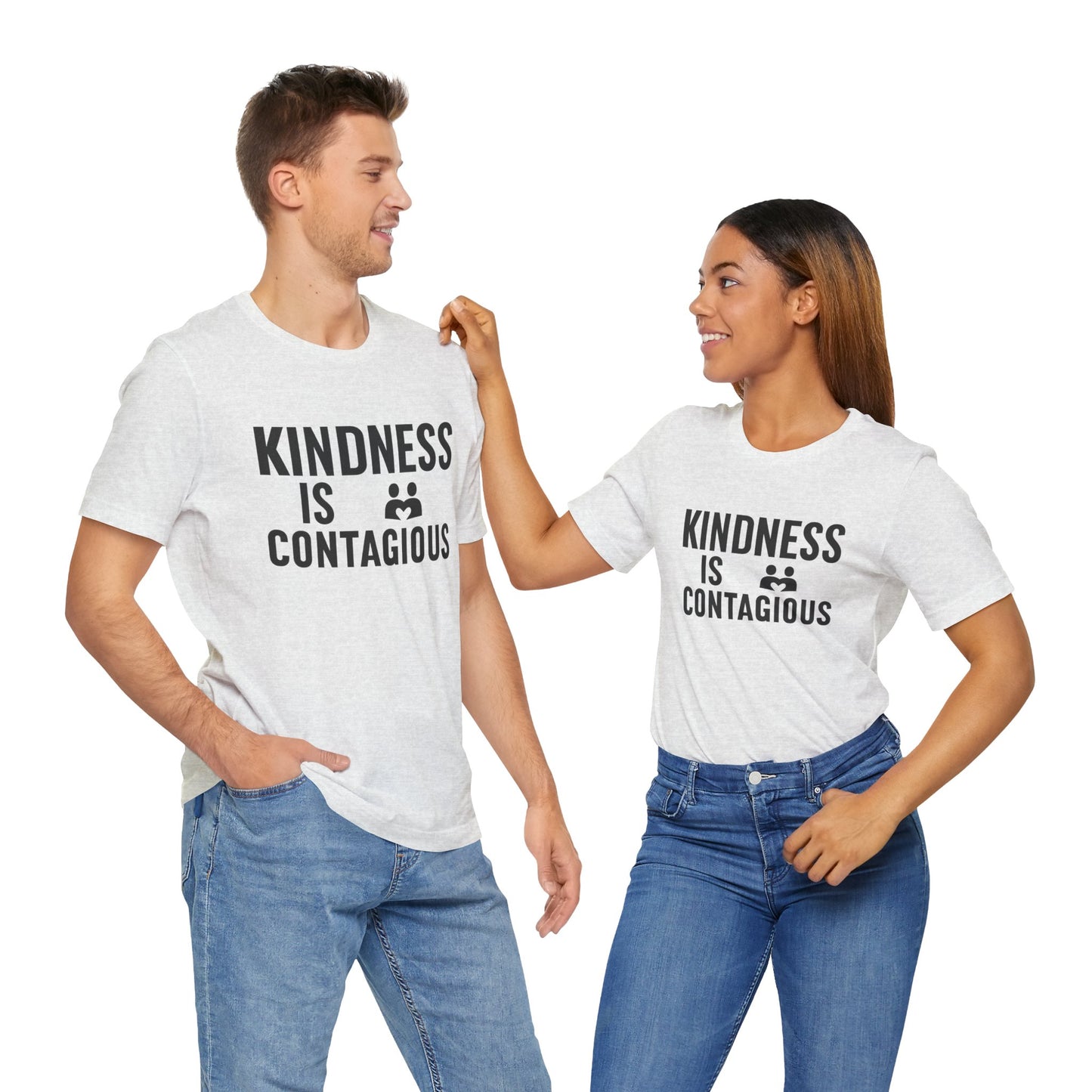Kindness is Contagious Unisex T-Shirt | Soft Jersey Short Sleeve