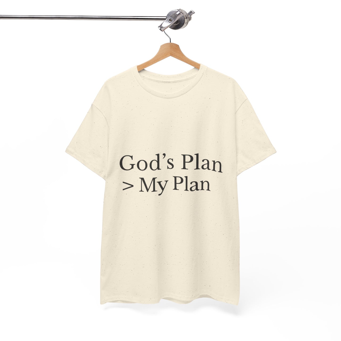 God’s Plan > My Plan T-Shirt – Christian Faith Unisex Tee