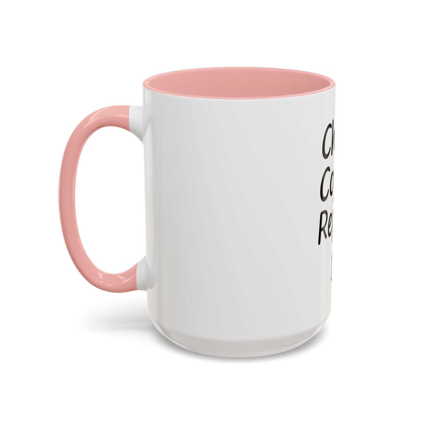 Christ Coffee Repeat Accent Mug | Christian Coffee Cup | 11oz